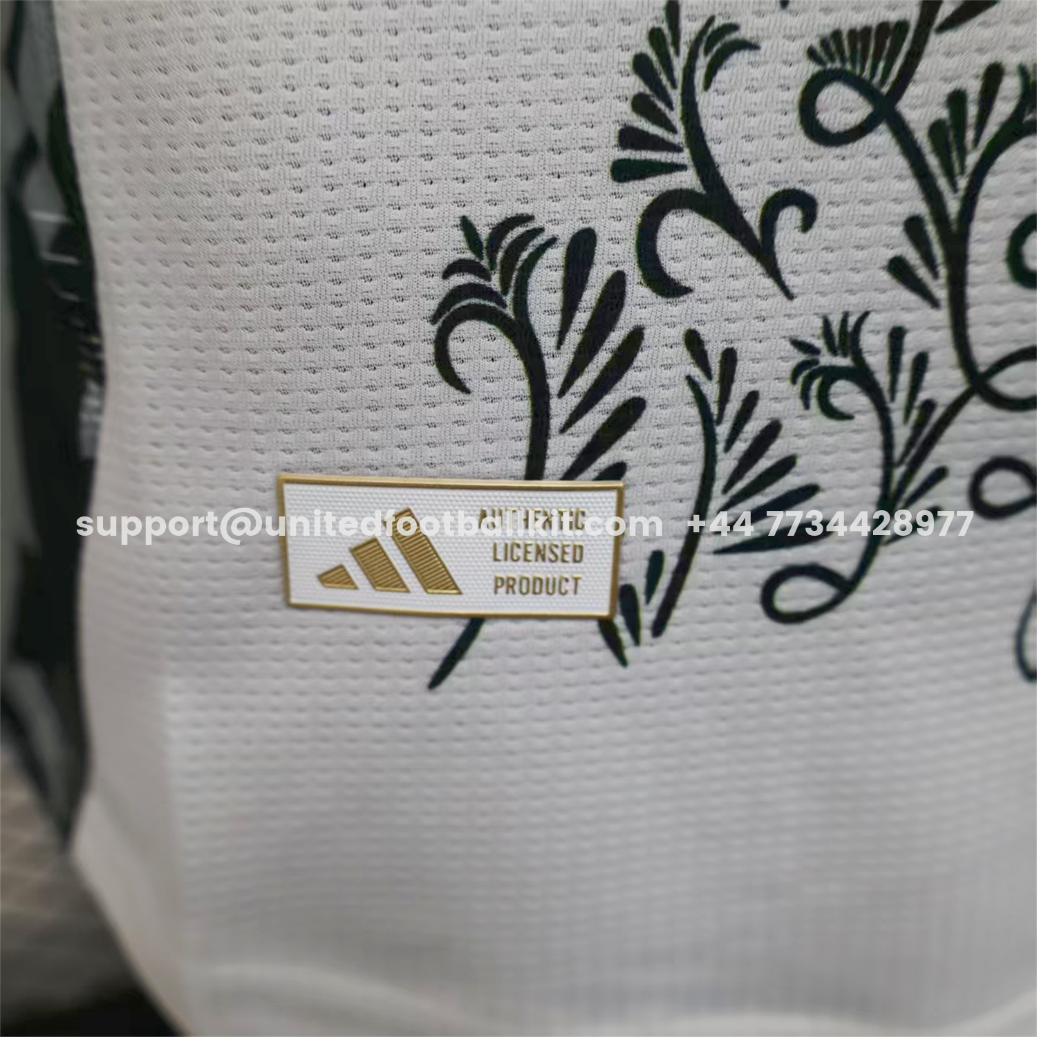 Unitedfootballkit.com | Algeria 25-26 Grey Plant White Special Jersey - Player Version -Customize Name, Number and Patch | Worldwide Shipping