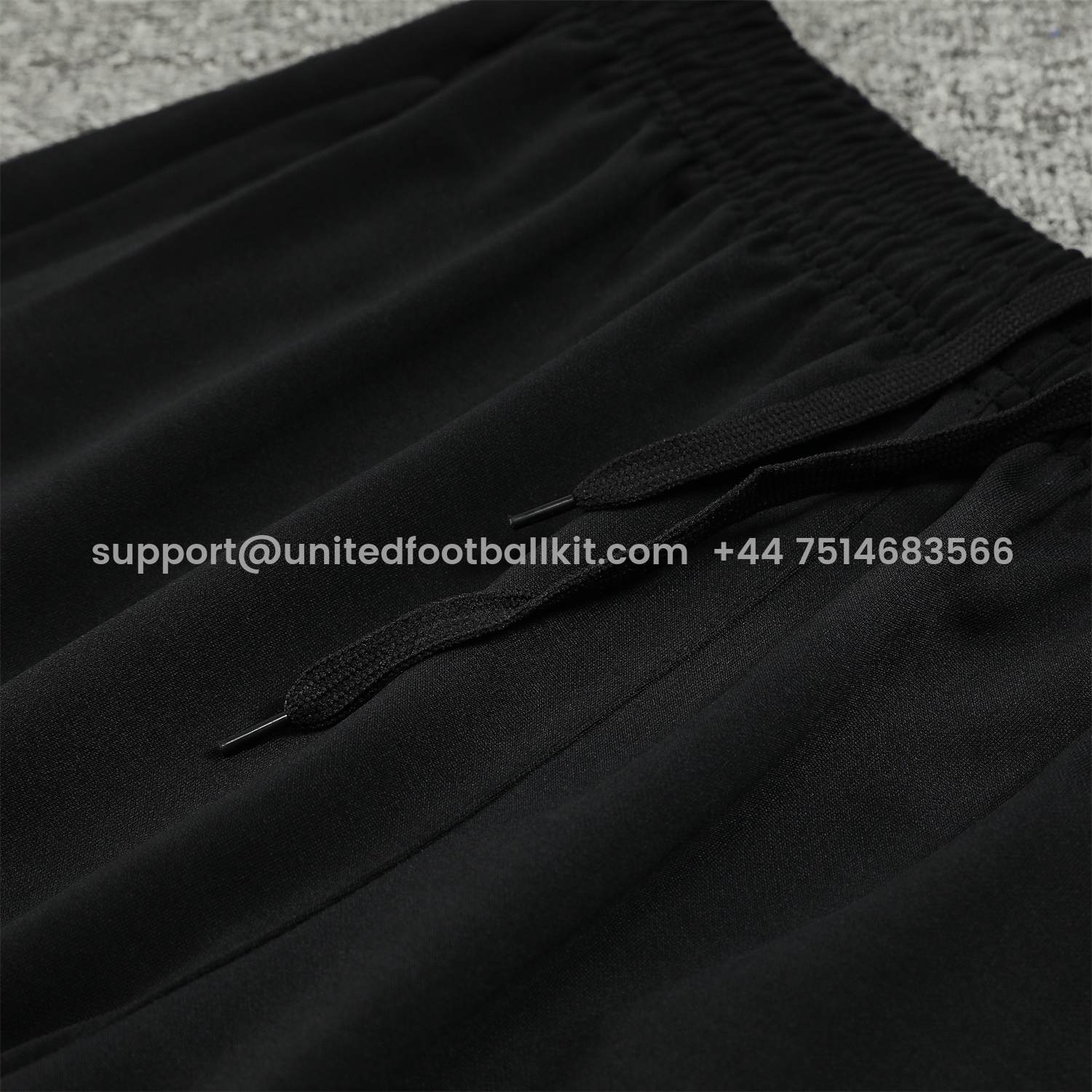 Unitedfootballkit.com | Barcelona 24-25 Training Hoodie Set - Black Hoodie and Black Pants -Customize Name, Number and Patch | Worldwide Shipping