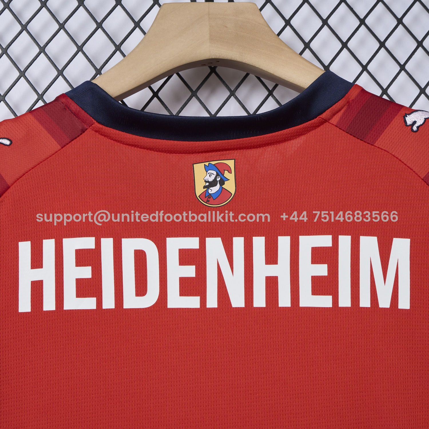 Unitedfootballkit.com | FC Heidenheim 25-26 Home Jersey - Fans Version -Customize Name, Number and Patch | Worldwide Shipping