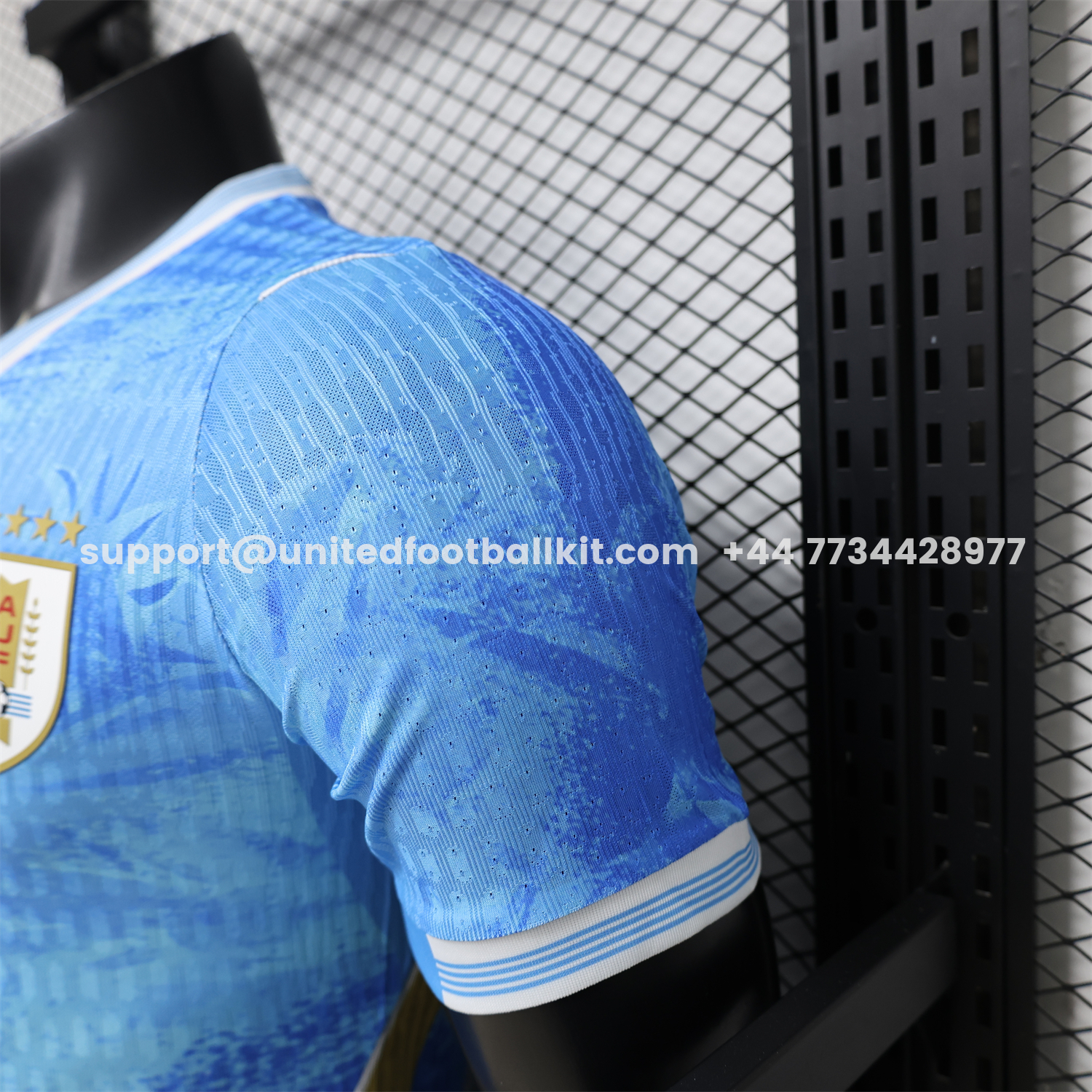 Unitedfootballkit.com | Uruguay 2026 Ice Blue Special Jersey - Player Version -Customize Name, Number and Patch | Worldwide Shipping