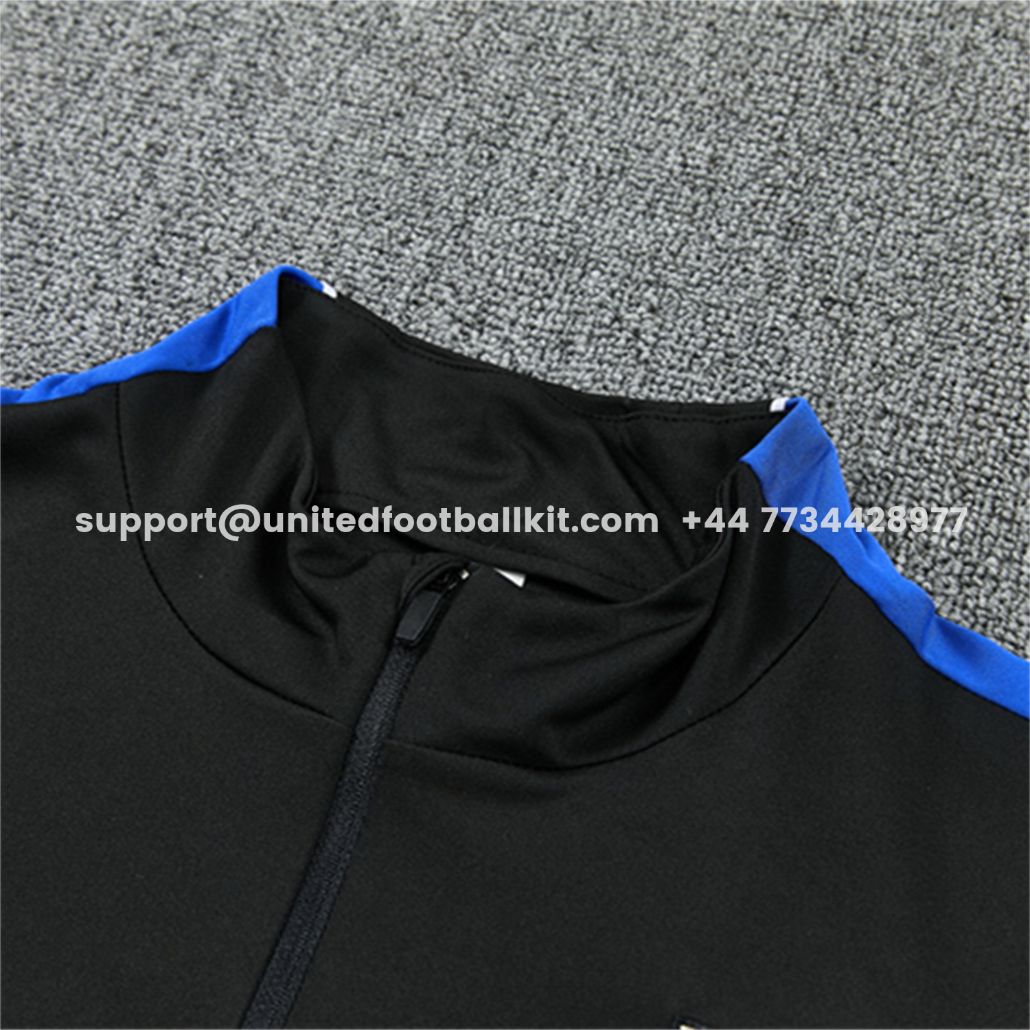 Unitedfootballkit.com | Atletico Madrid 26-27 Long Sleeve Training Set - Black Top & Black Pants -Customize Name, Number and Patch | Worldwide Shipping