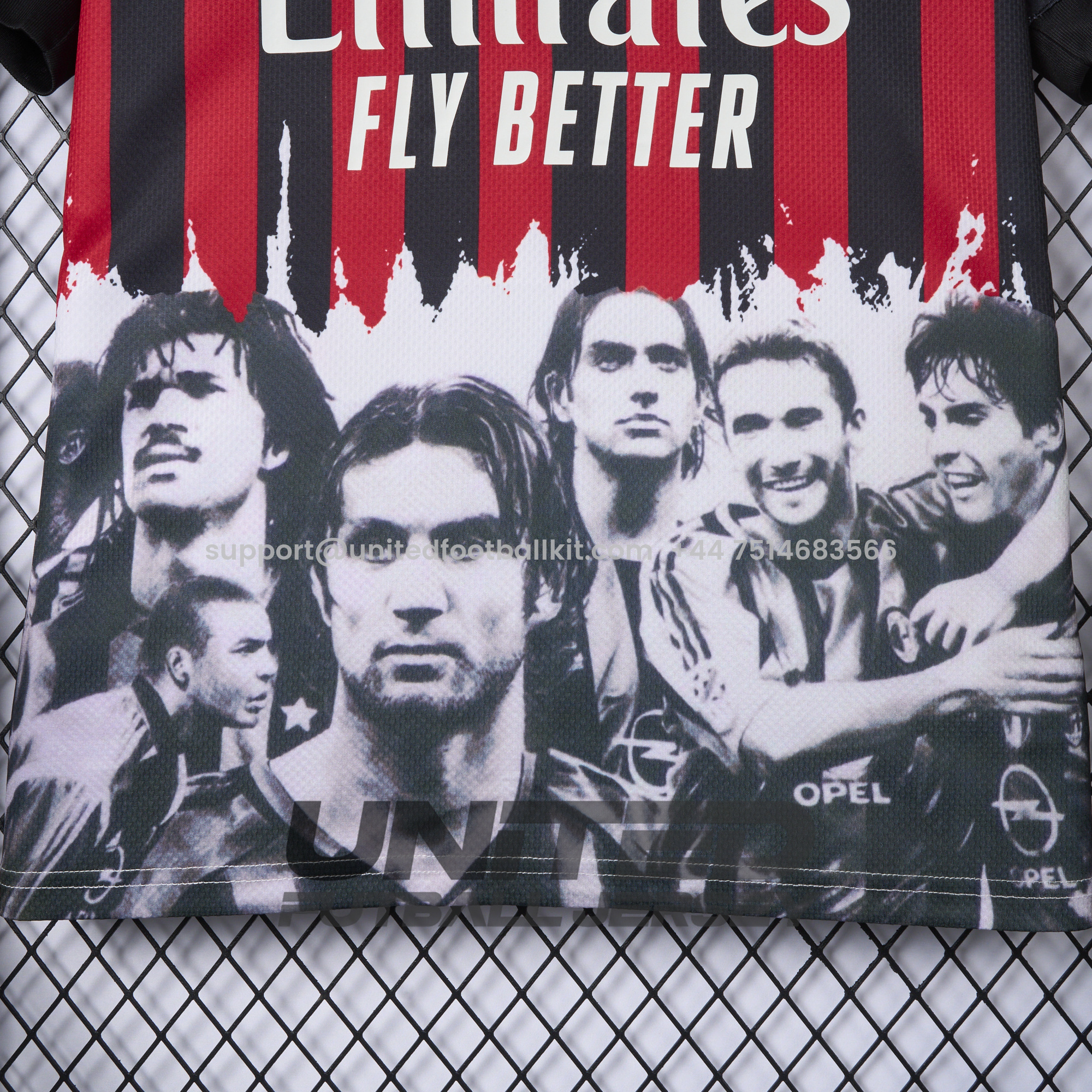 Unitedfootballkit.com | Retro AC Milan 22-23 Legendary Stars Special Edition Jersey - Fans Version -Customize Name, Number and Patch | Worldwide Shipping