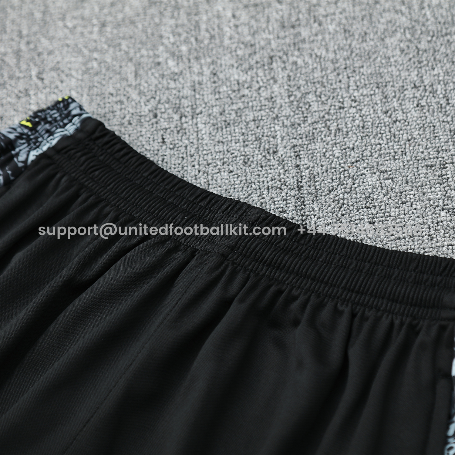 Unitedfootballkit.com | Brazil 25-26 Gray Jesus Statue Short-Sleeve Training Set - Gray Top & Black Shorts -Customize Name, Number and Patch | Worldwide Shipping