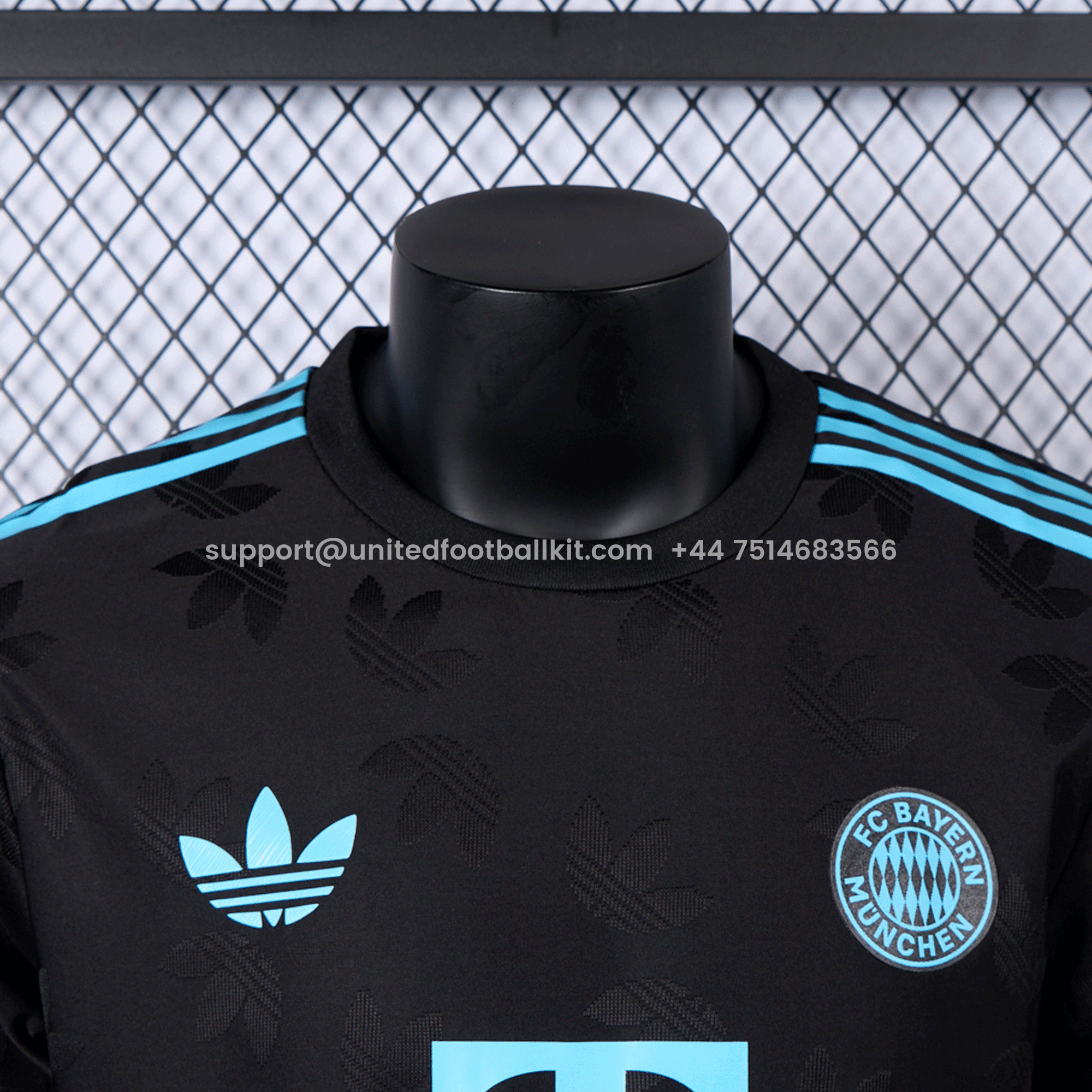 Unitedfootballkit.com | Bayern Munich 24-25 Trefoil Special Edition Jersey - Player Version -Customize Name, Number and Patch | Worldwide Shipping