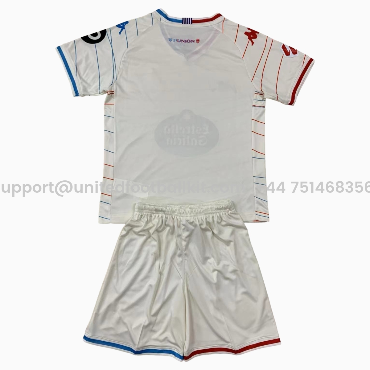 Unitedfootballkit.com | Real Valladolid 24-25 Away Kids Kit -Customize Name, Number and Patch | Worldwide Shipping