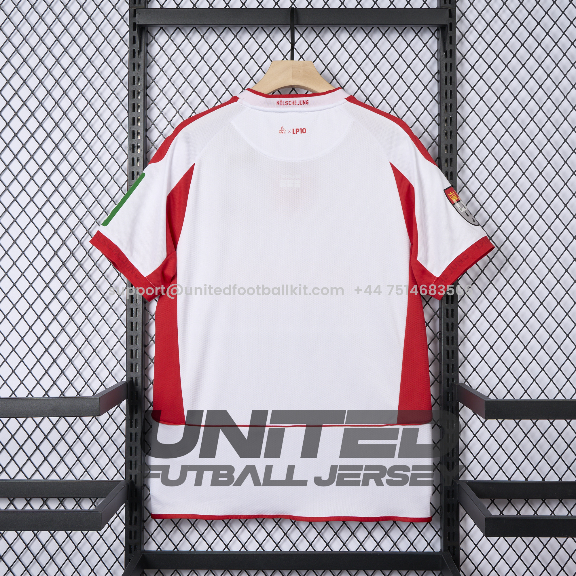 Unitedfootballkit.com | 1. FC Köln 24-25 Podolski Special Edition Jersey - Fans Version -Customize Name, Number and Patch | Worldwide Shipping