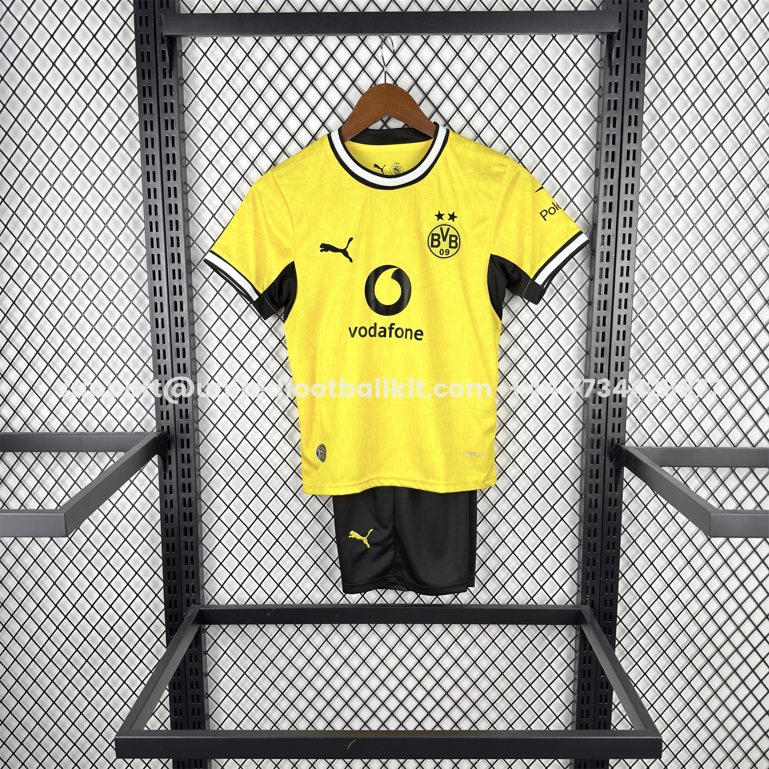 Unitedfootballkit.com | Dortmund 26-27 Home Kids Kit -Customize Name, Number and Patch | Worldwide Shipping