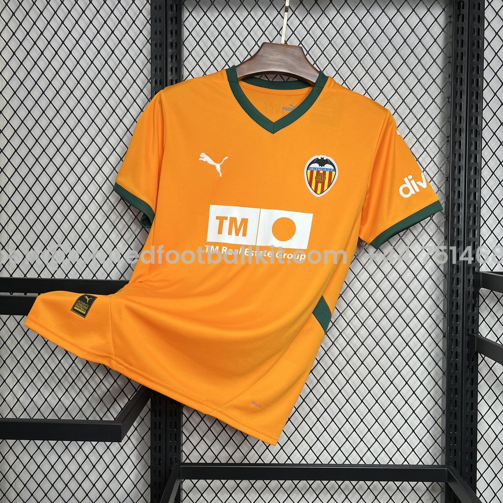 Unitedfootballkit.com | Valencia 24-25 Third Jersey - Fans Version -Customize Name, Number and Patch | Worldwide Shipping