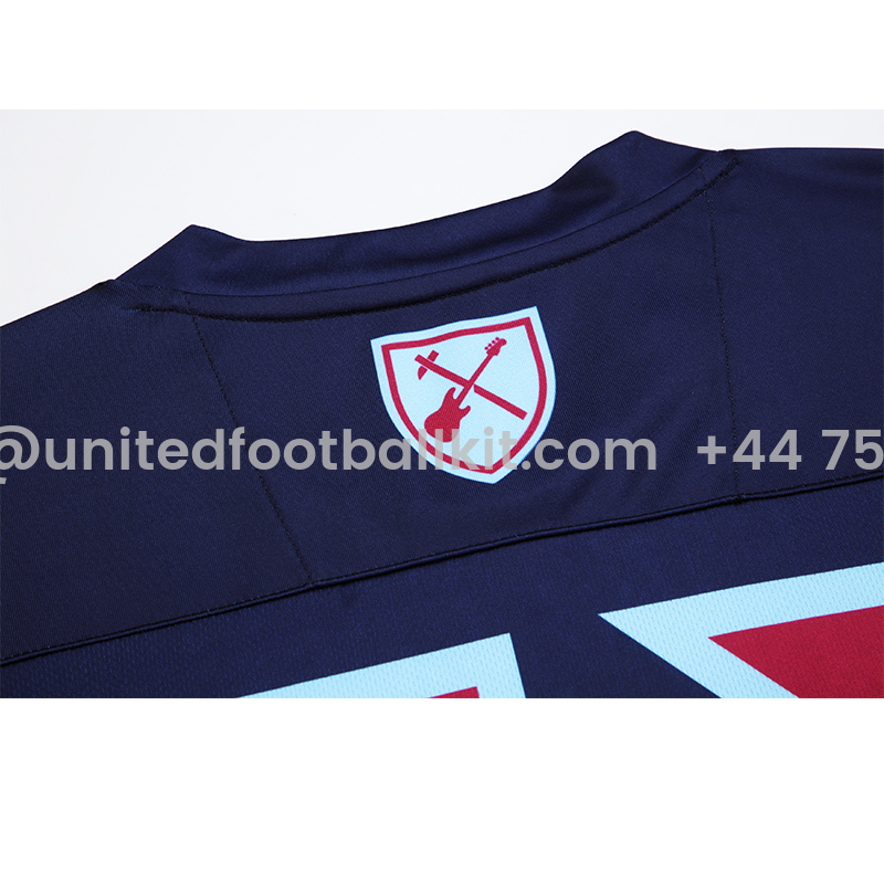 Unitedfootballkit.com | Iron Maiden x West Ham Away Special Edition Jersey - with 11 print -Customize Name, Number and Patch | Worldwide Shipping