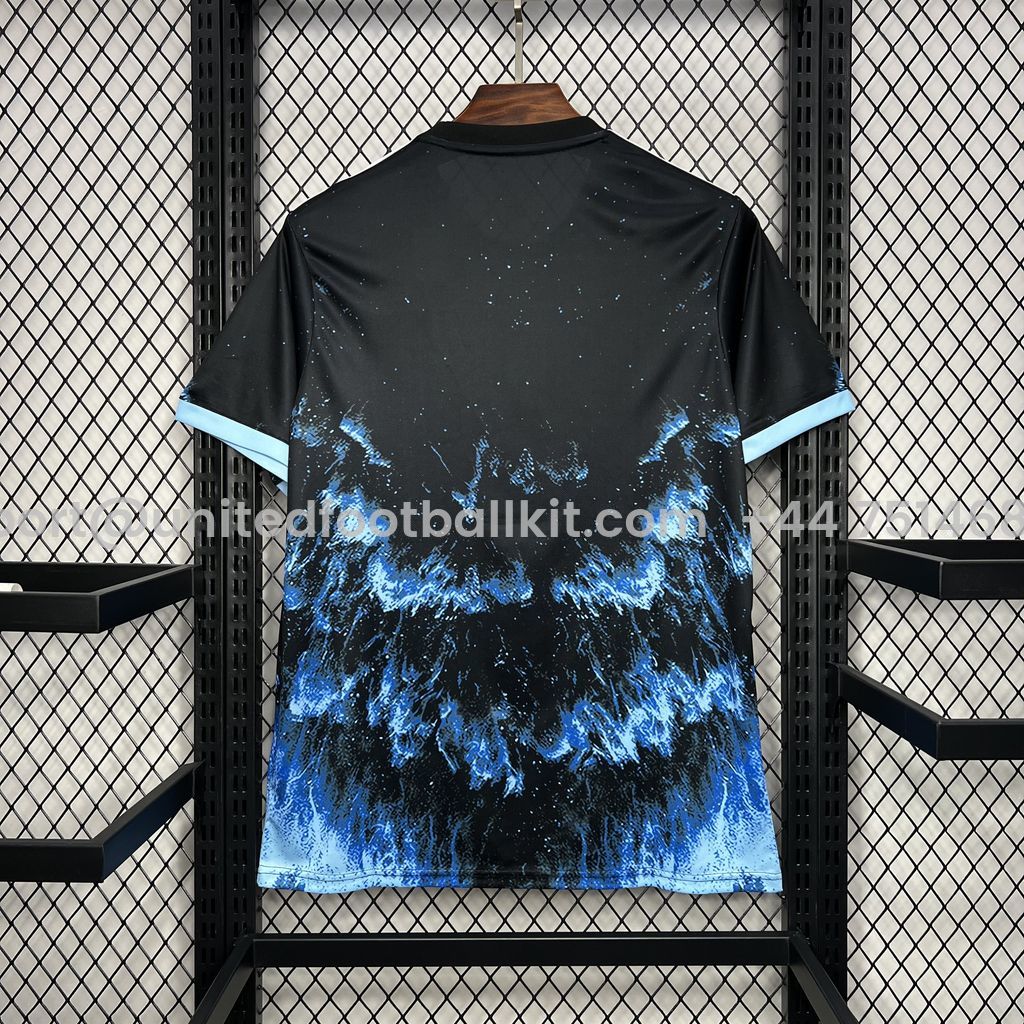 Unitedfootballkit.com | Real Madrid 24-25 Ocean Blue Special Edition Jersey - Fans Version -Customize Name, Number and Patch | Worldwide Shipping