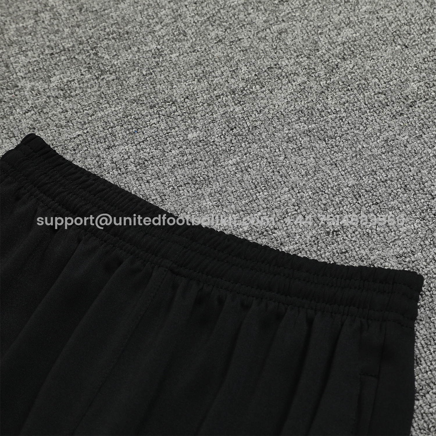 Unitedfootballkit.com | Barcelona 24-25 Training Hoodie Set - Black Hoodie and Black Pants -Customize Name, Number and Patch | Worldwide Shipping