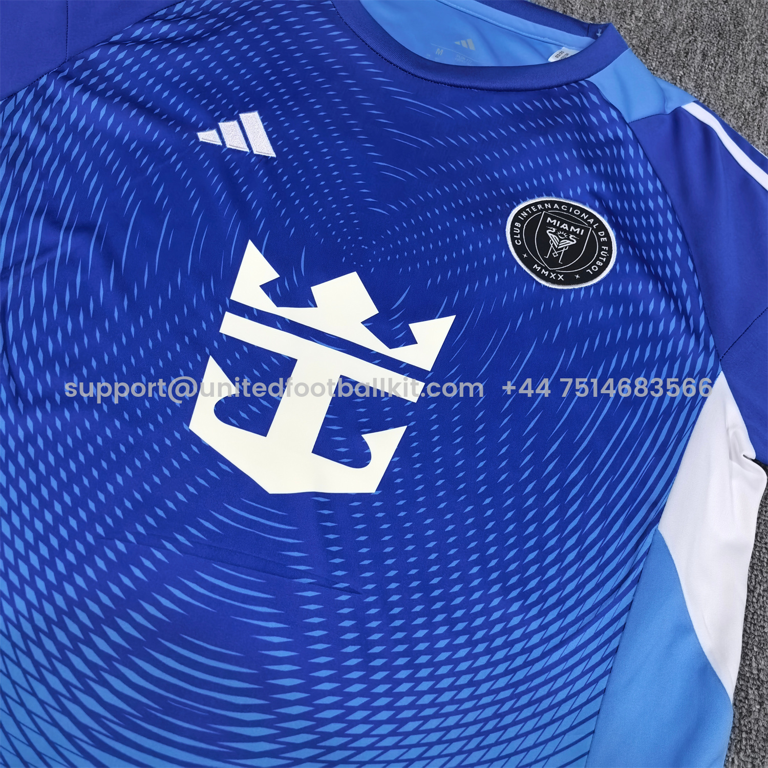 Unitedfootballkit.com | INT M.A.M 25-26 Blue Goalkeeper Jersey - Fans Version -Customize Name, Number and Patch | Worldwide Shipping
