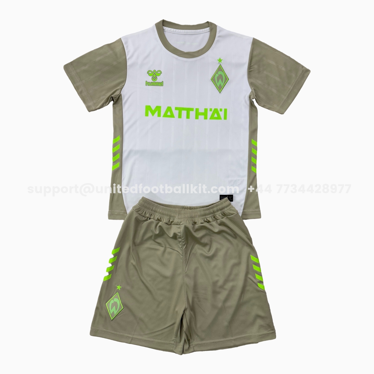 Unitedfootballkit.com | Werder Bremen 25-26 Away Men's Adult Jersey Set - Fans Version -Customize Name, Number and Patch | Worldwide Shipping