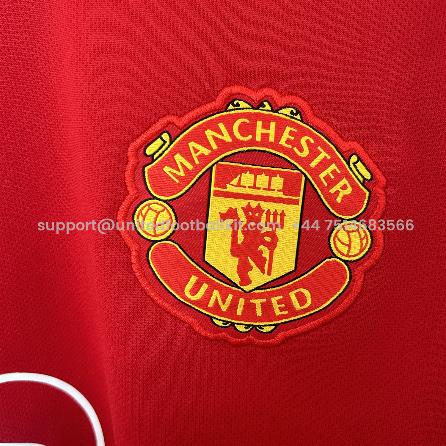 Unitedfootballkit.com | Manchester United 25-26 Home (New Leaked Version) Jersey - Fans Version -Customize Name, Number and Patch | Worldwide Shipping