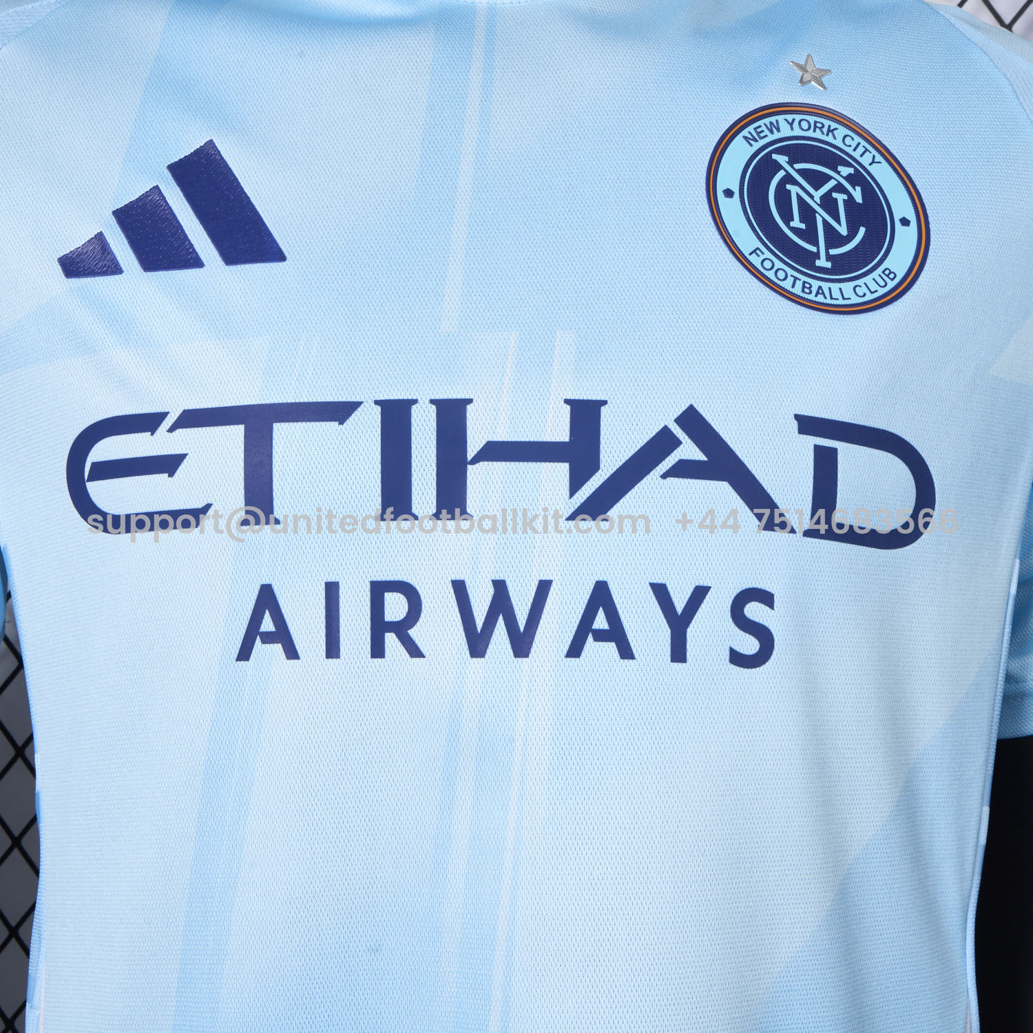 Unitedfootballkit.com | New York City 25-26 Home Jersey - Player Version -Customize Name, Number and Patch | Worldwide Shipping