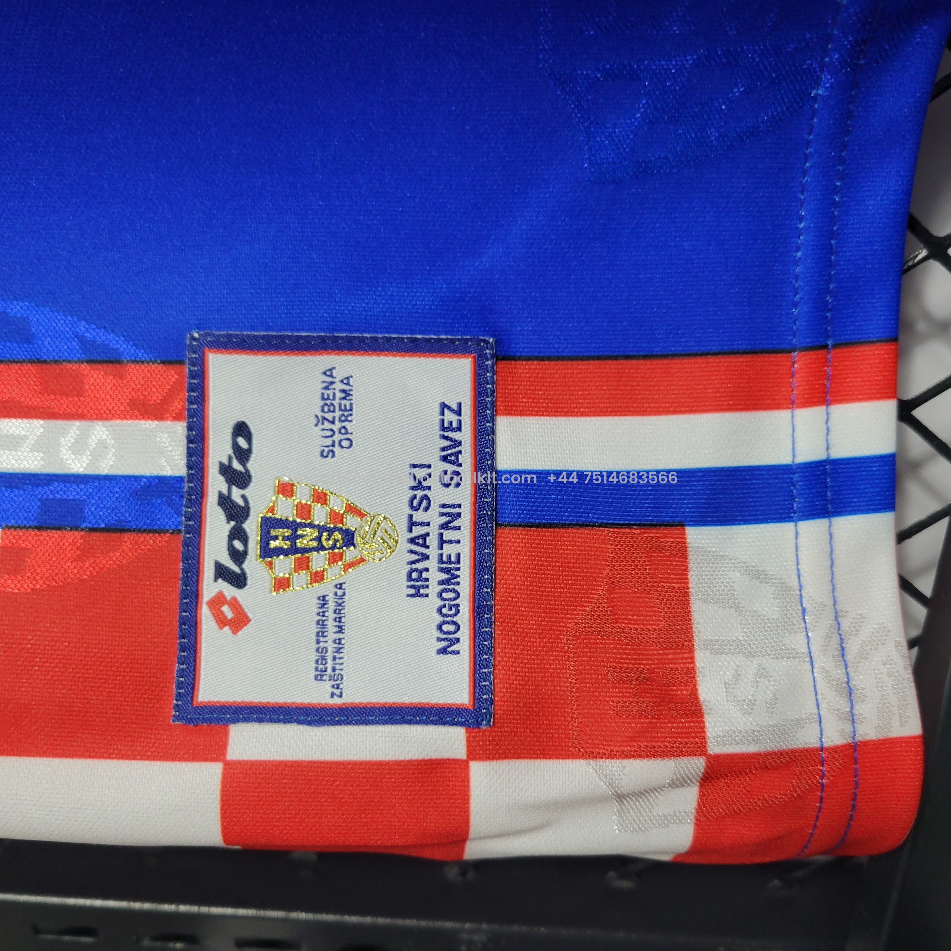 Unitedfootballkit.com | Retro Croatia 1998 Away Stadium Jersey -Customize Name, Number and Patch | Worldwide Shipping