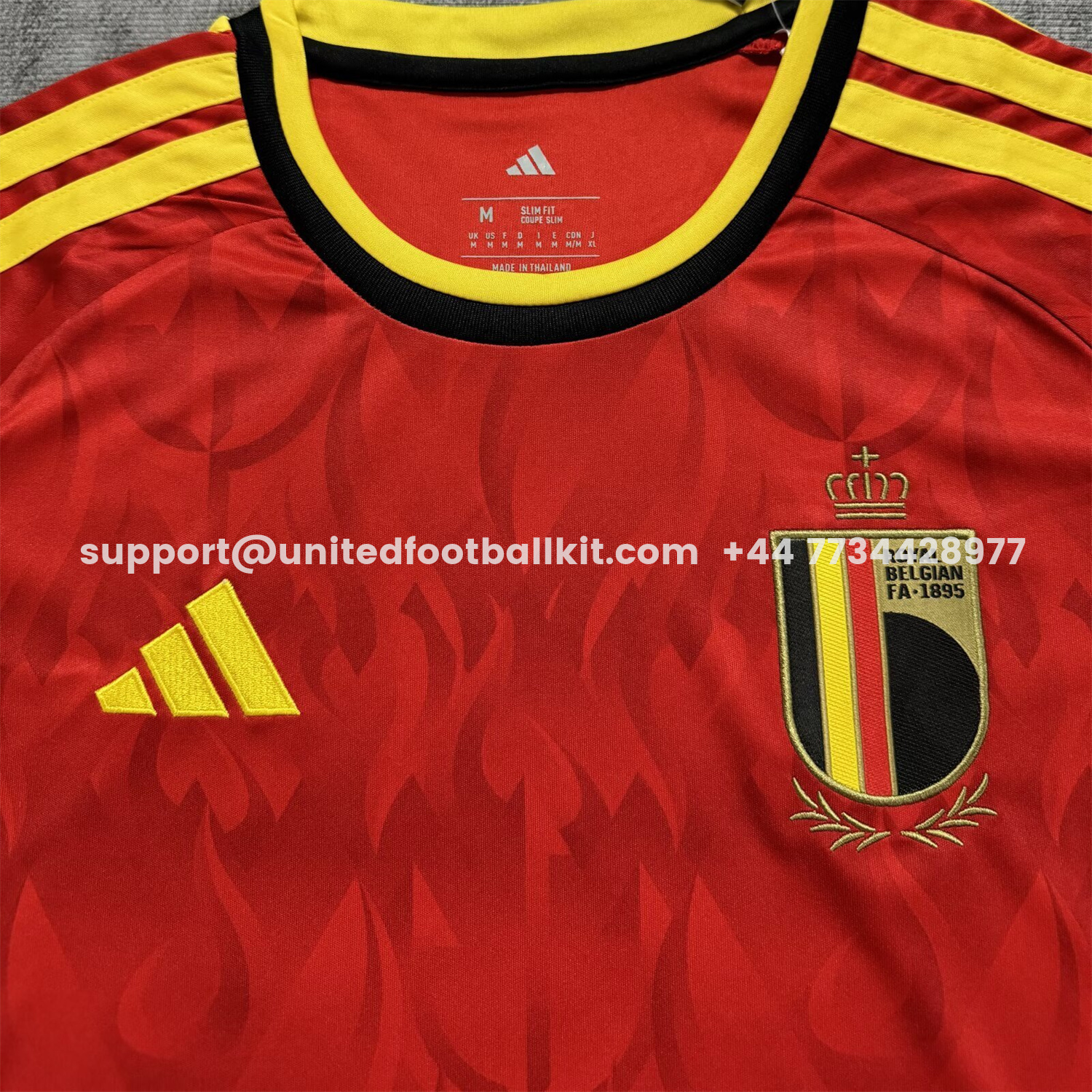 Unitedfootballkit.com | Women's Belgium 2026 Home Jersey - Fans Version -Customize Name, Number and Patch | Worldwide Shipping