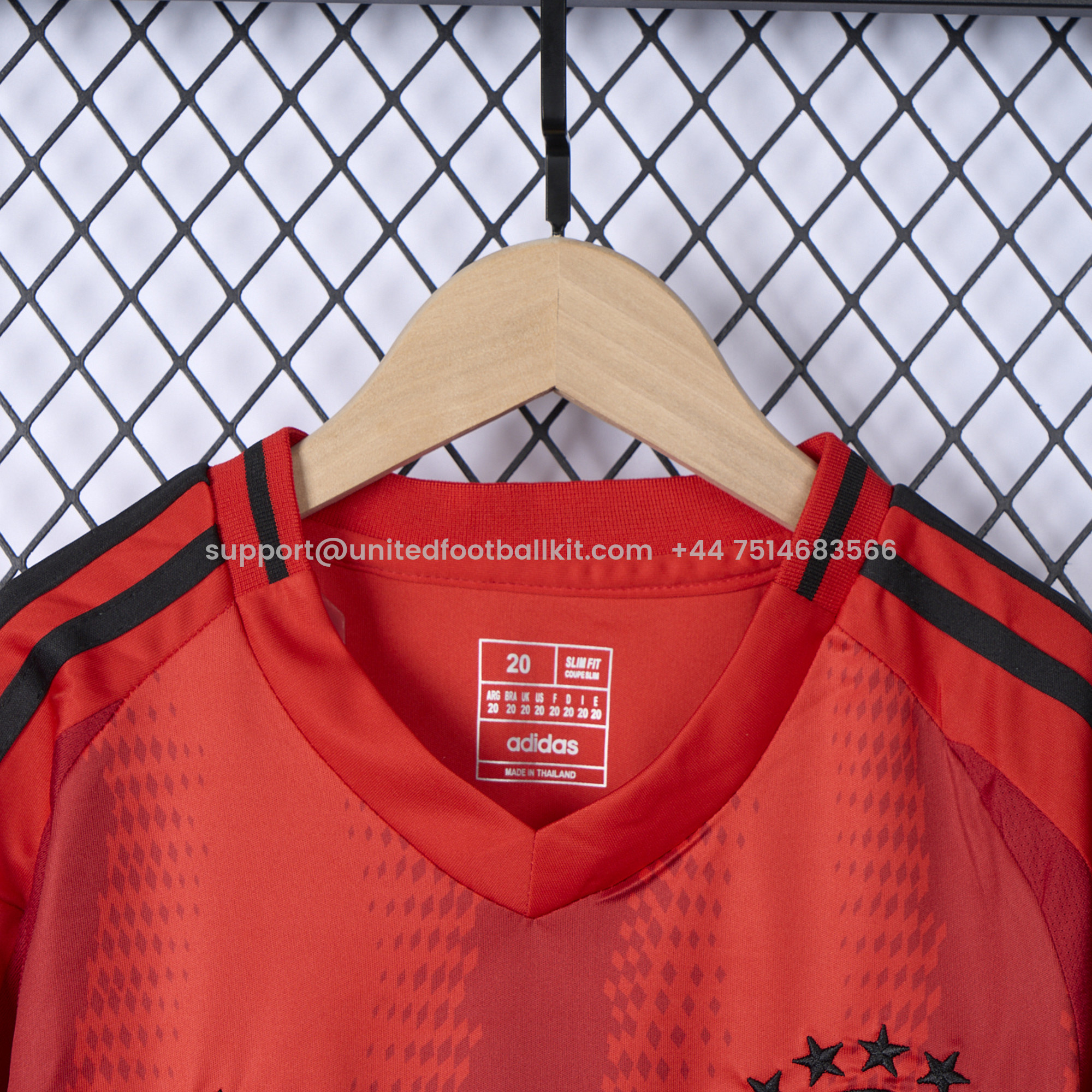 Unitedfootballkit.com | Bayern Munich 24-25 Home Long Sleeve Kids Kit - Fans Version -Customize Name, Number and Patch | Worldwide Shipping