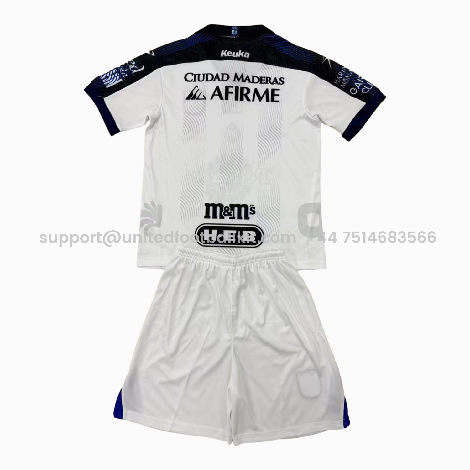 Unitedfootballkit.com | Querétaro 24-25 Away Men's Adult Jersey Set - Fans Version -Customize Name, Number and Patch | Worldwide Shipping