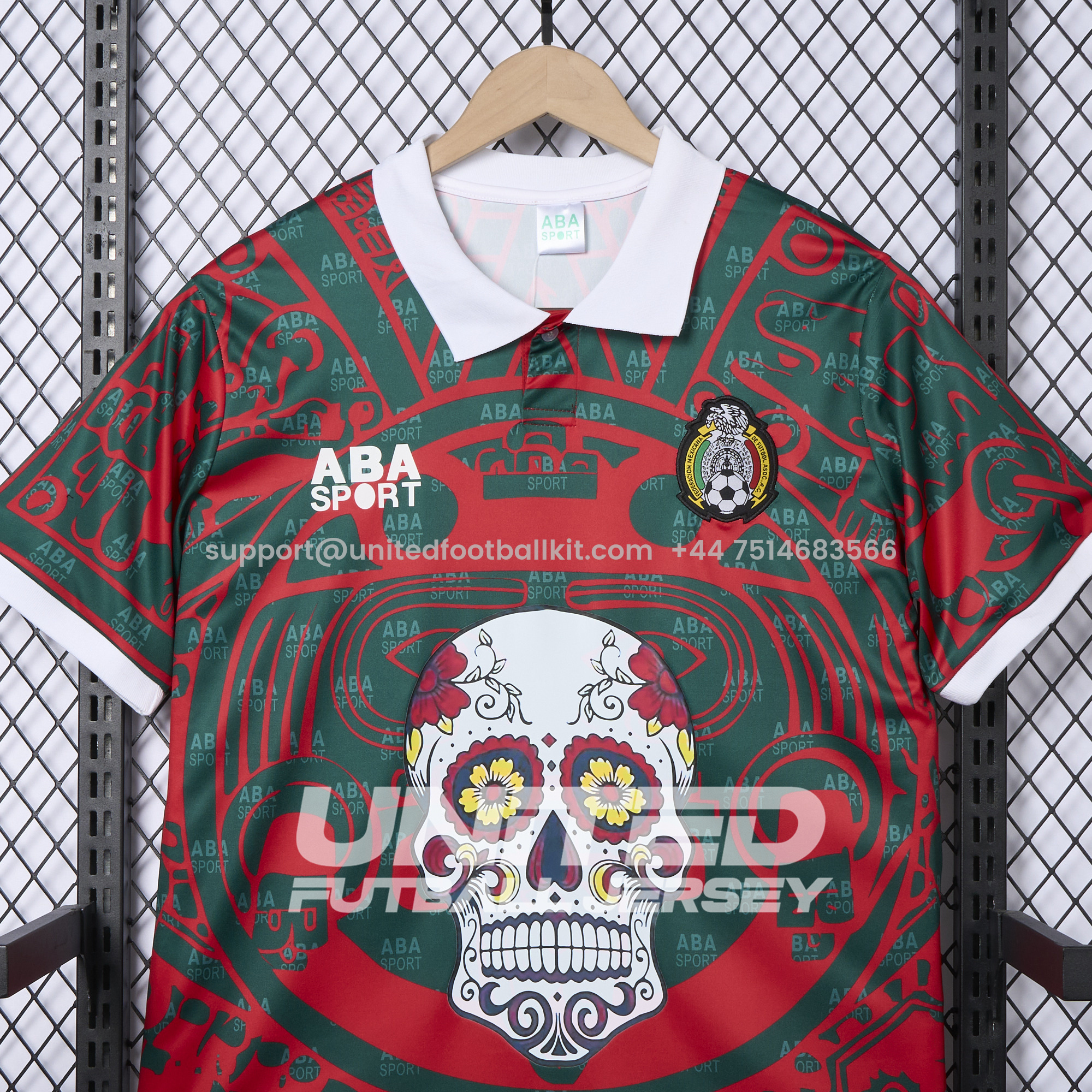 Unitedfootballkit.com | Mexico 2024 Red Skull Special Edition Jersey - Fans Version -Customize Name, Number and Patch | Worldwide Shipping