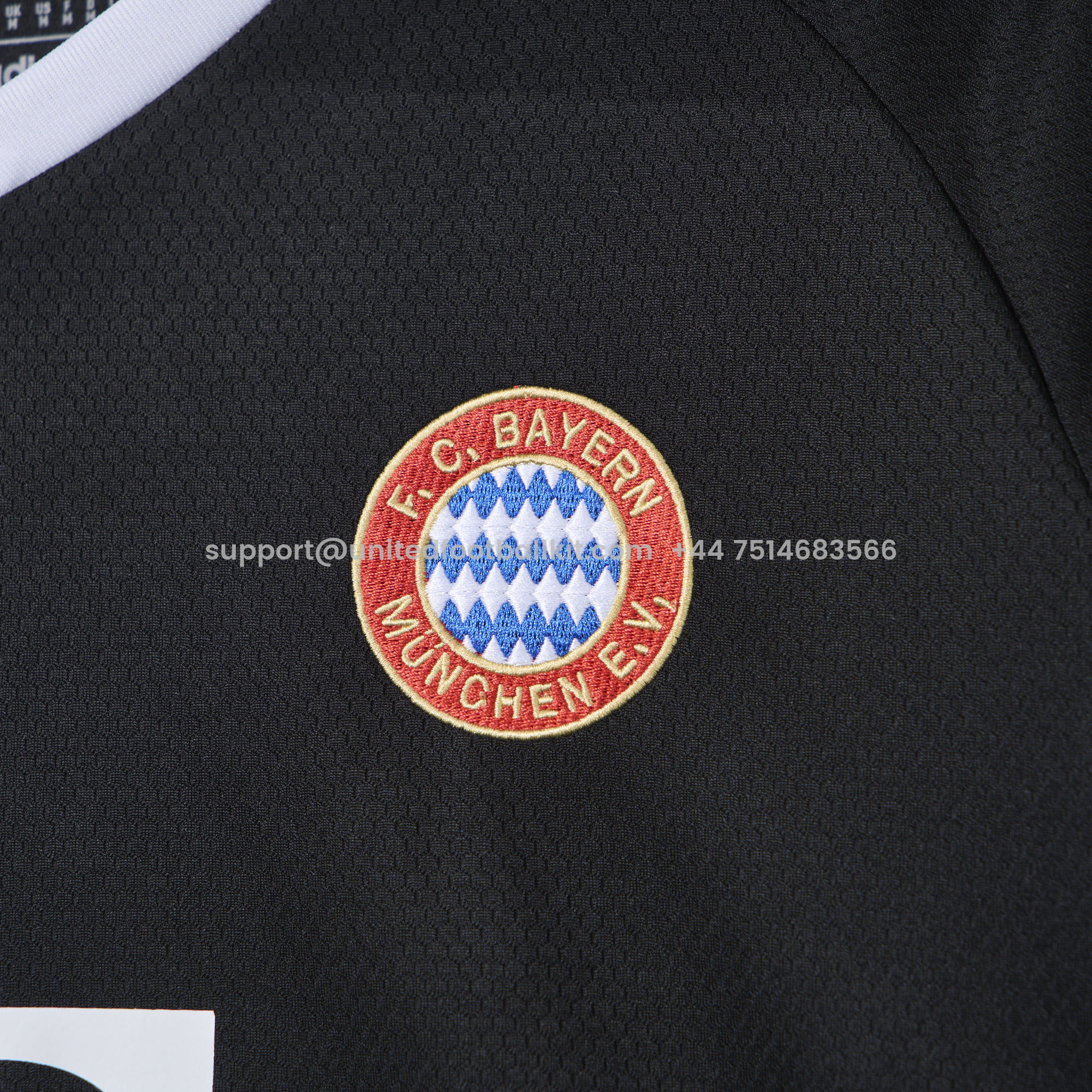 Unitedfootballkit.com | Bayern Munich 24-25 Third Goalkeeper Black Jersey - Fans Version -Customize Name, Number and Patch | Worldwide Shipping