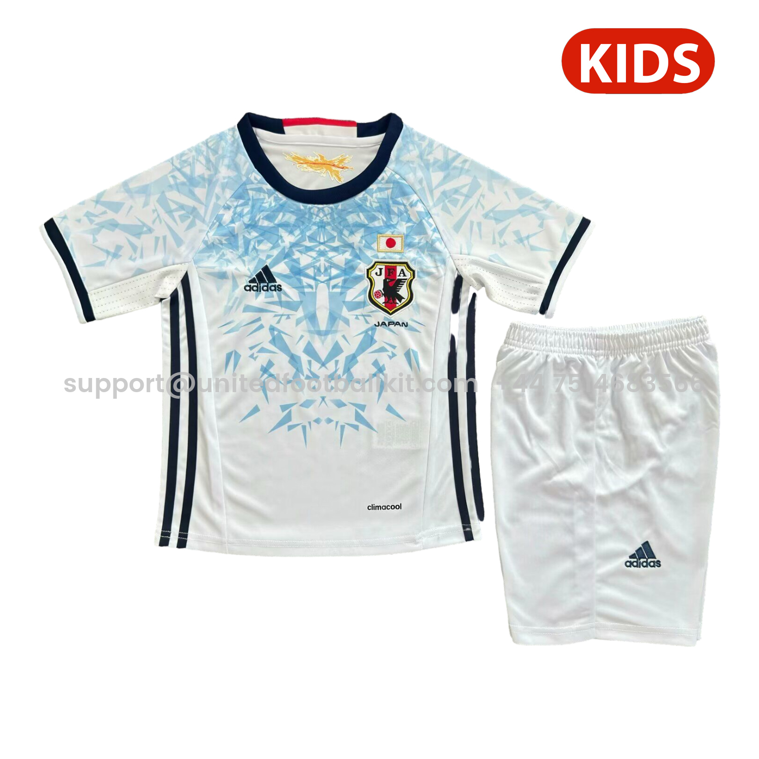 Unitedfootballkit.com | Retro Japan 2016-17 Away Kids Kit -Customize Name, Number and Patch | Worldwide Shipping