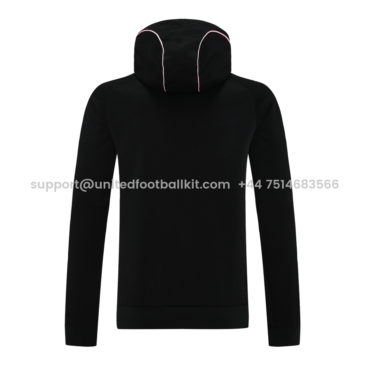 Unitedfootballkit.com | INT M.A.M 25-26 Long Sleeves Training Hoodie Set - Black Hoodie + Pants -Customize Name, Number and Patch | Worldwide Shipping
