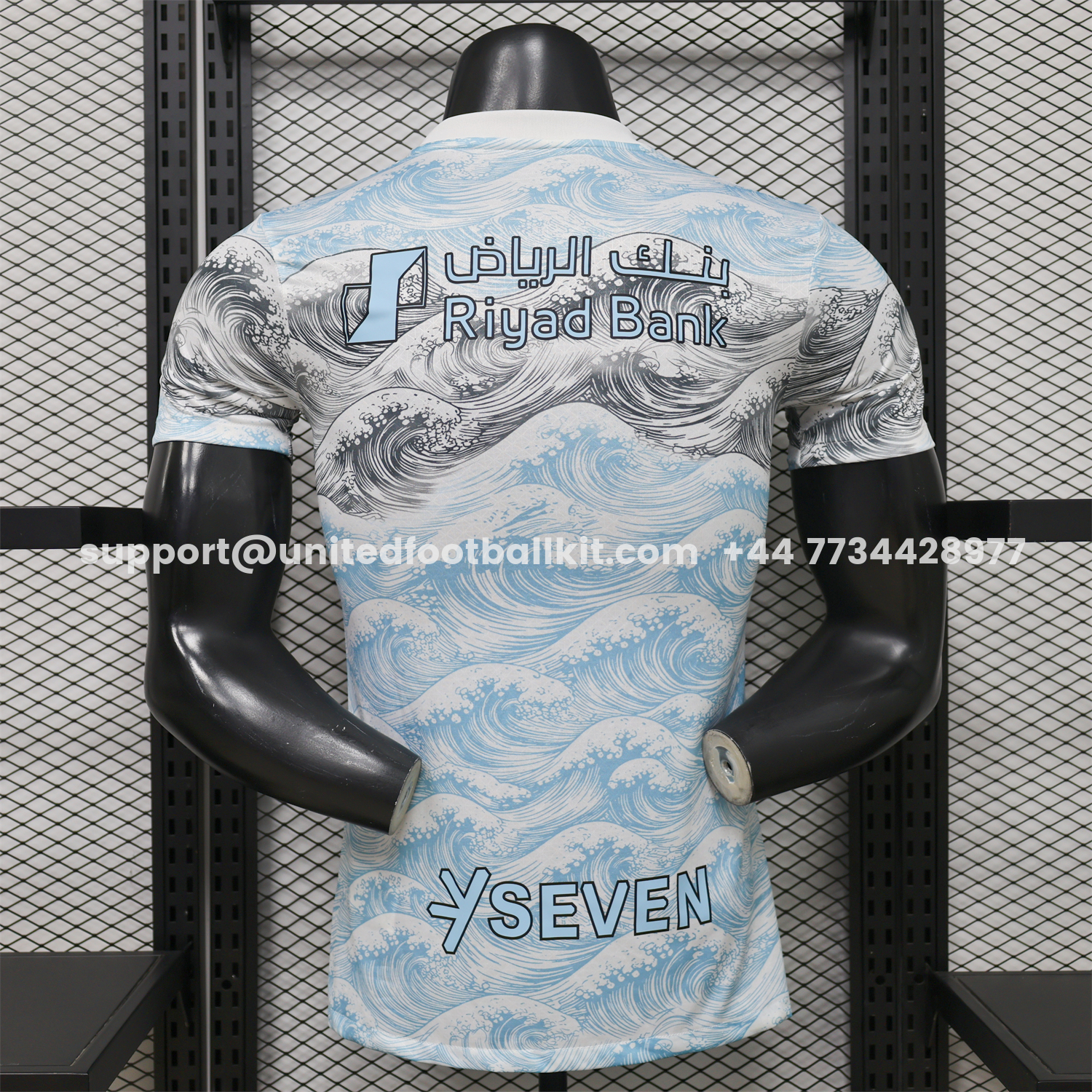 Unitedfootballkit.com | Al Hilal Riyadh Crescent 25-26 Blue Grey Special Jersey - Player Version -Customize Name, Number and Patch | Worldwide Shipping