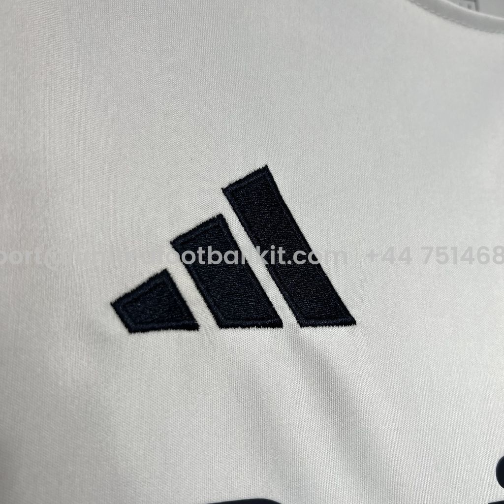 Unitedfootballkit.com | Real Madrid 24-25 White Pre-Match Jersey - Fans Version -Customize Name, Number and Patch | Worldwide Shipping