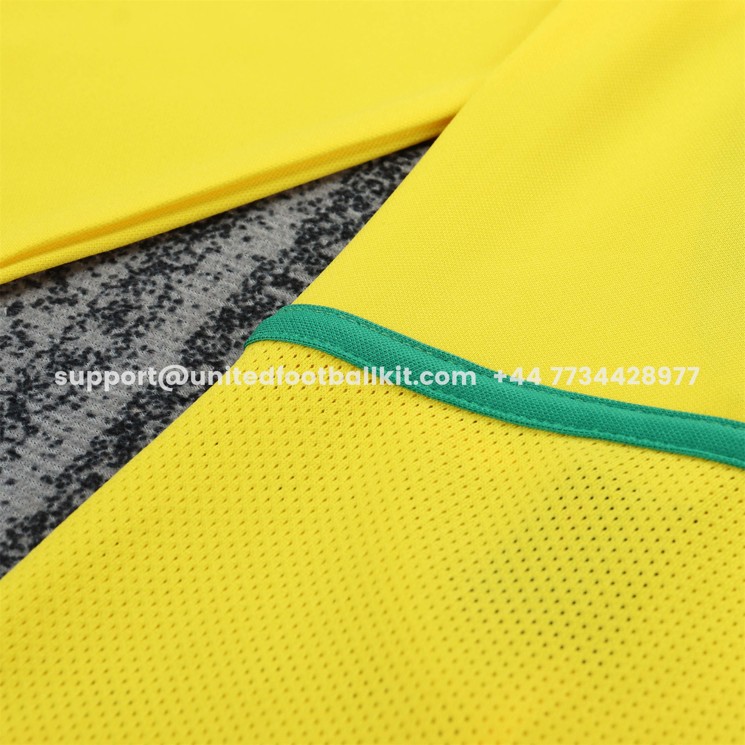 Unitedfootballkit.com | Retro Brazil 2002 Home Long Sleeves Kids Kit -Customize Name, Number and Patch | Worldwide Shipping