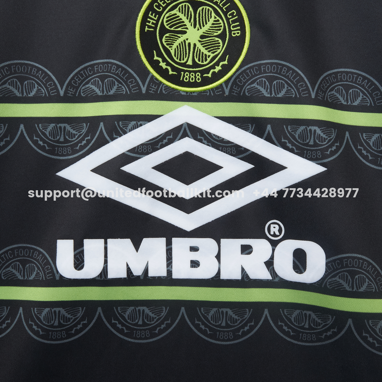 Unitedfootballkit.com | Retro Celtic 1998-99 Away Jersey -Customize Name, Number and Patch | Worldwide Shipping