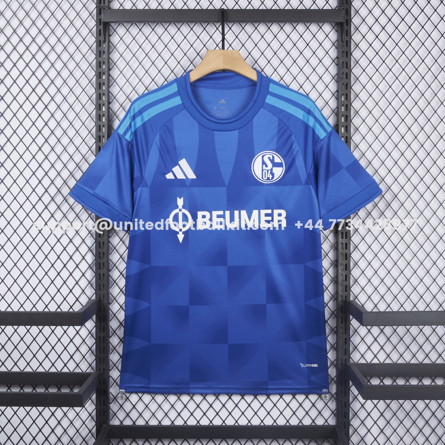 Unitedfootballkit.com | Schalke 04 26-27 Home Jersey - Fans Version -Customize Name, Number and Patch | Worldwide Shipping
