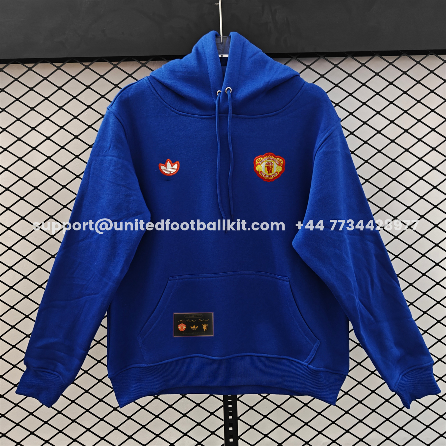 Unitedfootballkit.com | Manchester United 25-26 Originals Terrace Icon Unisex Pullover Hoodie -Customize Name, Number and Patch | Worldwide Shipping
