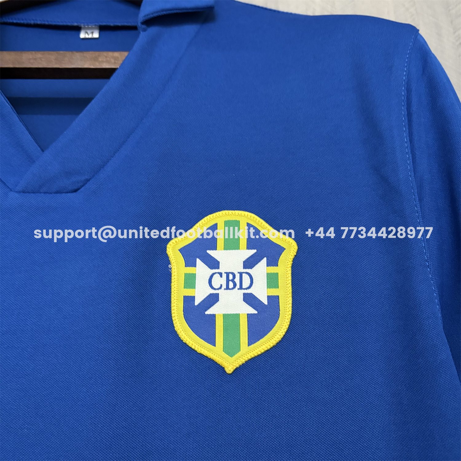 Unitedfootballkit.com | Retro Brazil 1958 Away Jersey -Customize Name, Number and Patch | Worldwide Shipping