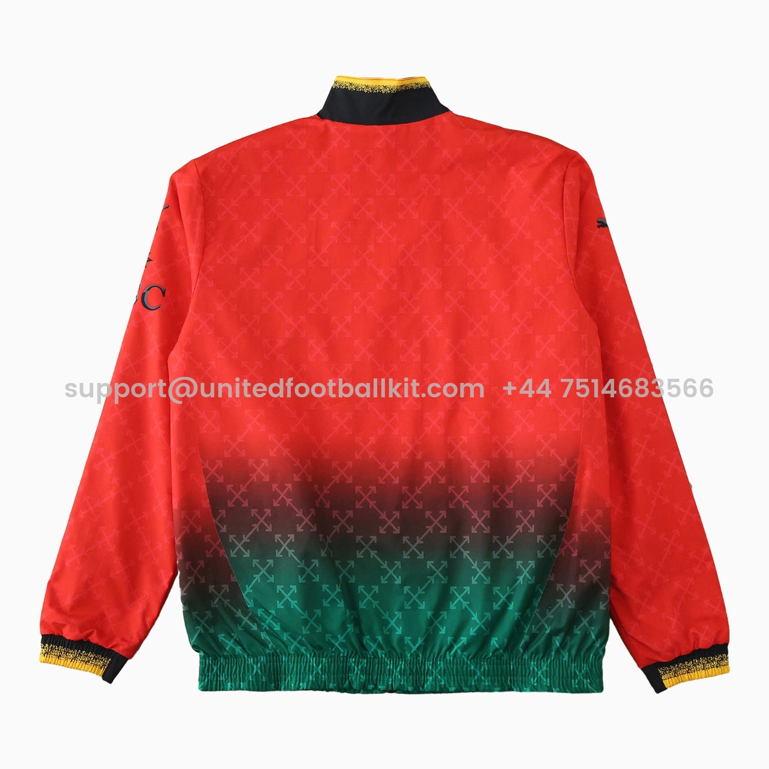 Unitedfootballkit.com | AC Milan 24-25 Fourth “Diavoli” Special Edition Double Sided Reversible Windbreaker - Black & Red -Customize Name, Number and Patch | Worldwide Shipping