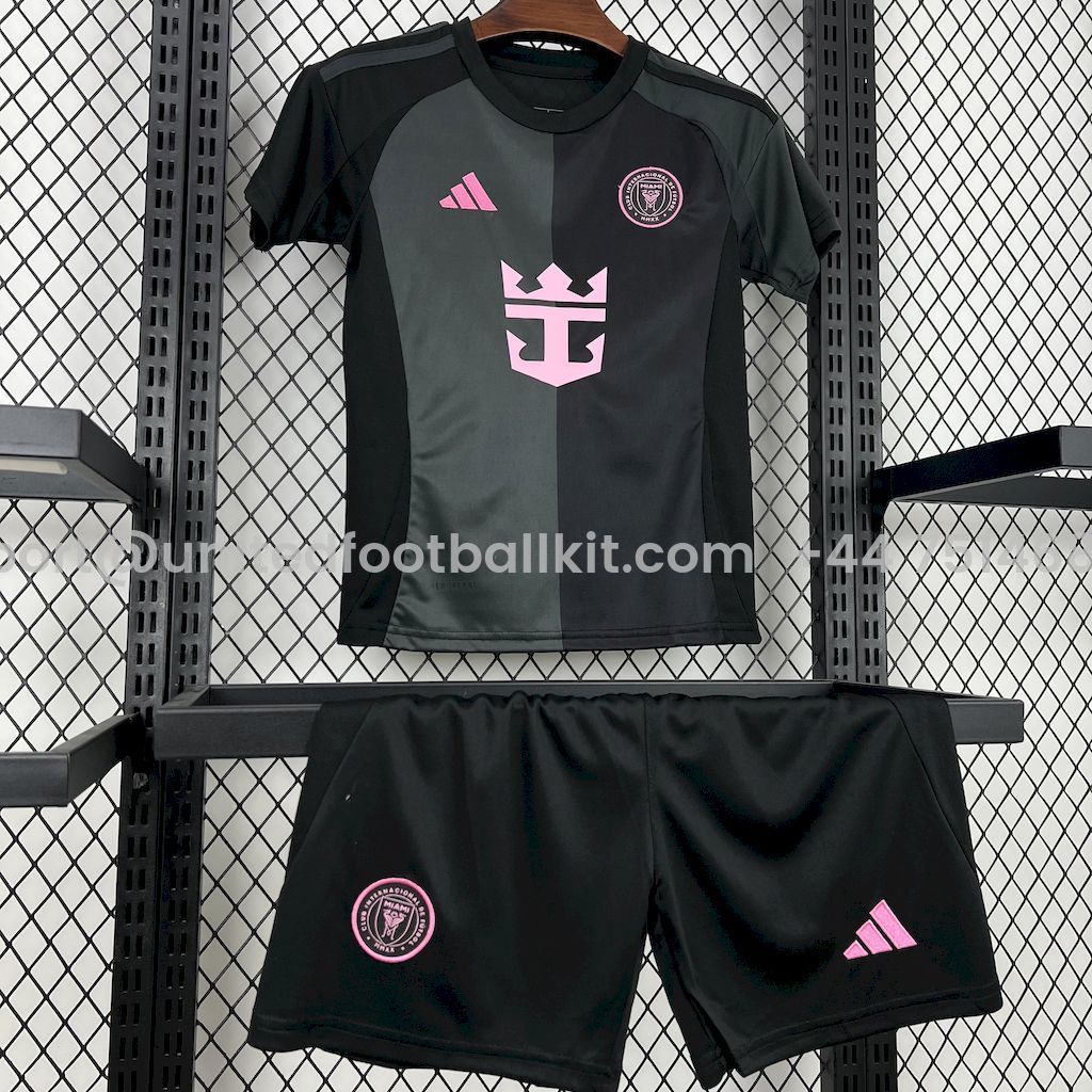 Unitedfootballkit.com | INT M.A.M 2025 Away Kids Kit -Customize Name, Number and Patch | Worldwide Shipping