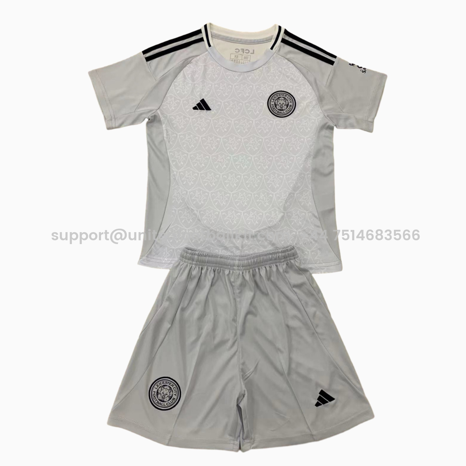 Unitedfootballkit.com | Leicester City 24-25 Third Kids Kit -Customize Name, Number and Patch | Worldwide Shipping