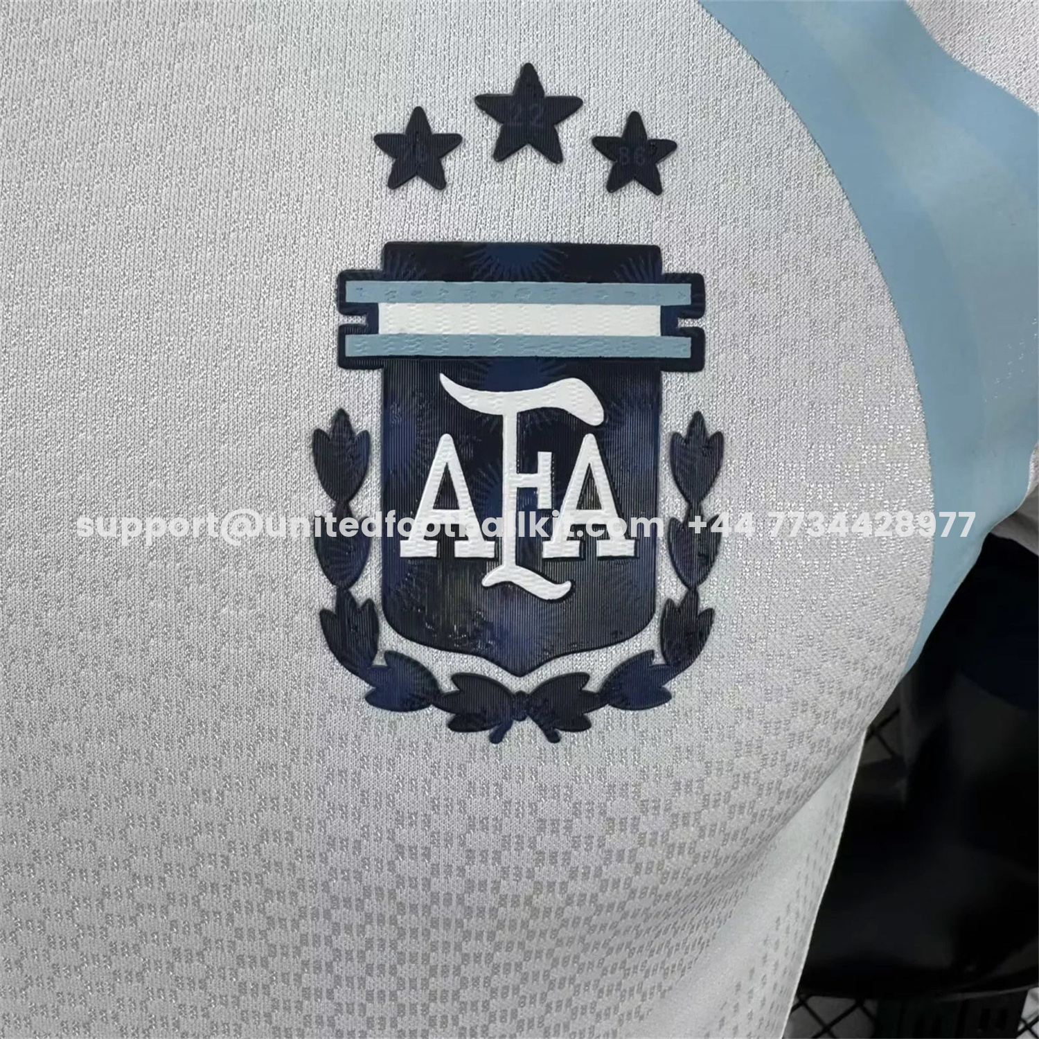 Unitedfootballkit.com | Argentina 2026 White Pre-Match Training Jersey - Player Version -Customize Name, Number and Patch | Worldwide Shipping