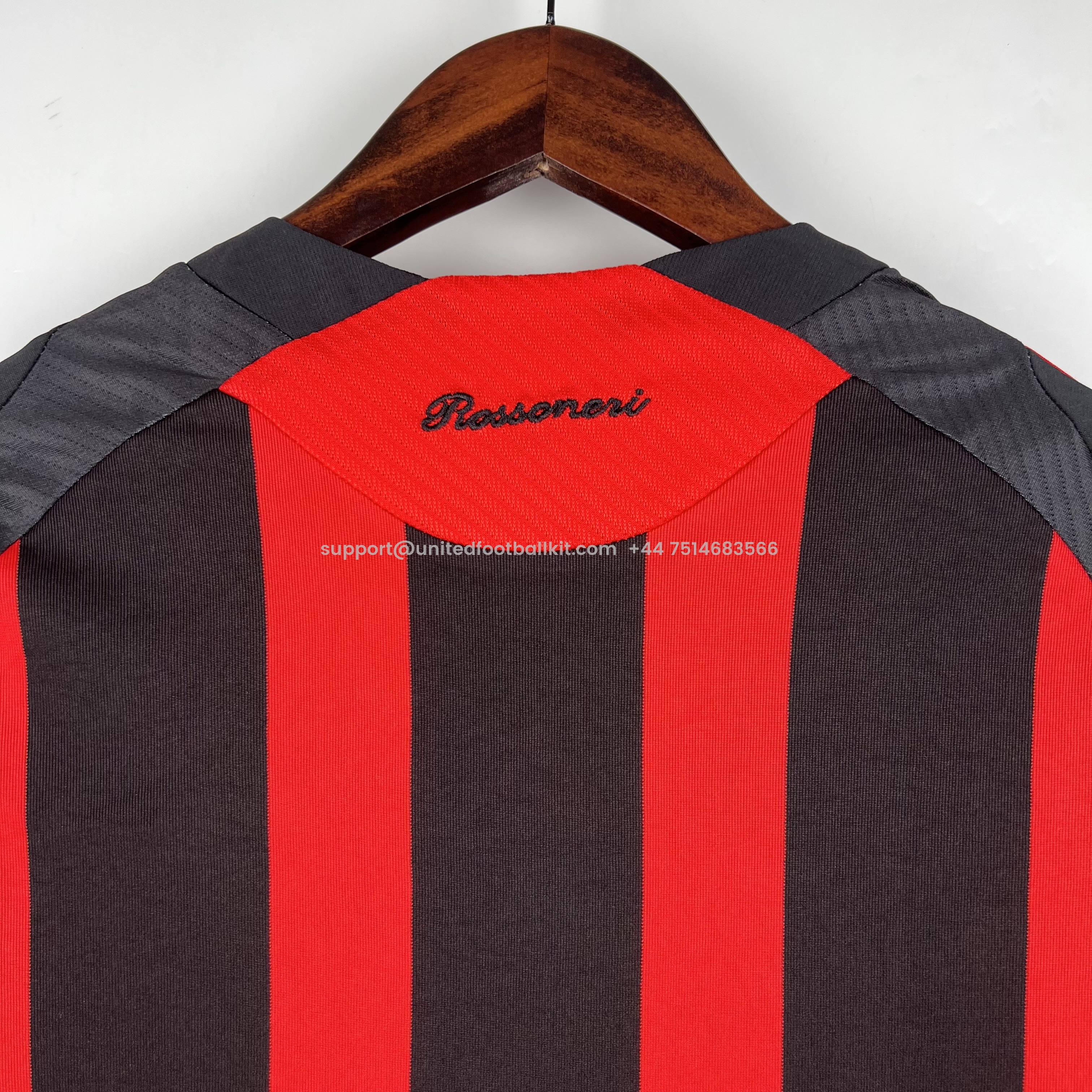 Unitedfootballkit.com | Retro AC Milan 2008-09 Home Stadium Jersey -Customize Name, Number and Patch | Worldwide Shipping