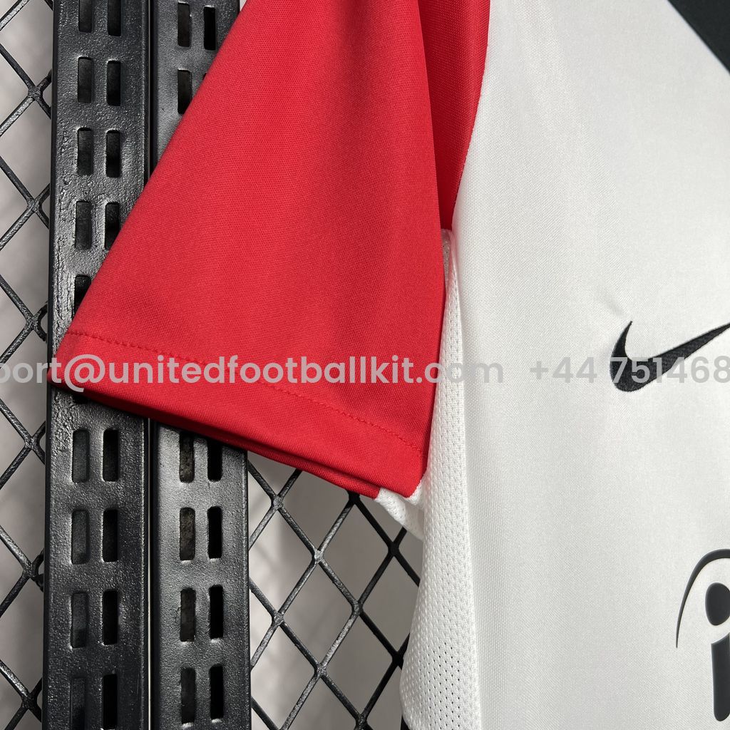 Unitedfootballkit.com | Frankfurt 24-25 Home Stadium Jersey - Fans Version -Customize Name, Number and Patch | Worldwide Shipping