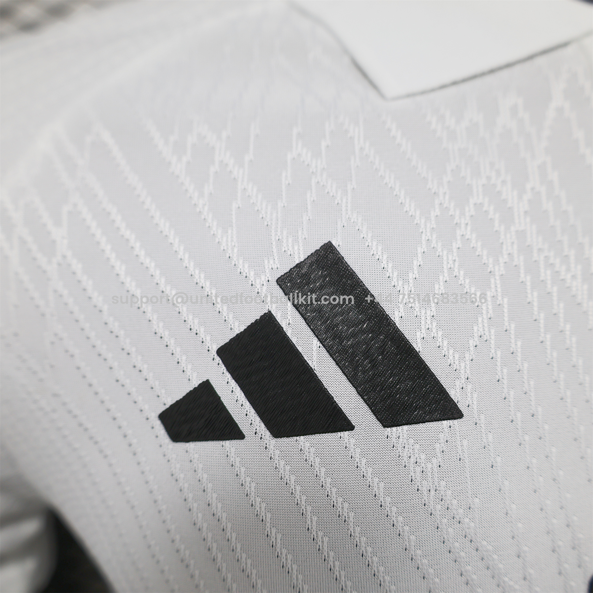 Unitedfootballkit.com | Real Madrid 24-25 White & Black Loong Special Edition Jersey - Player Version -Customize Name, Number and Patch | Worldwide Shipping