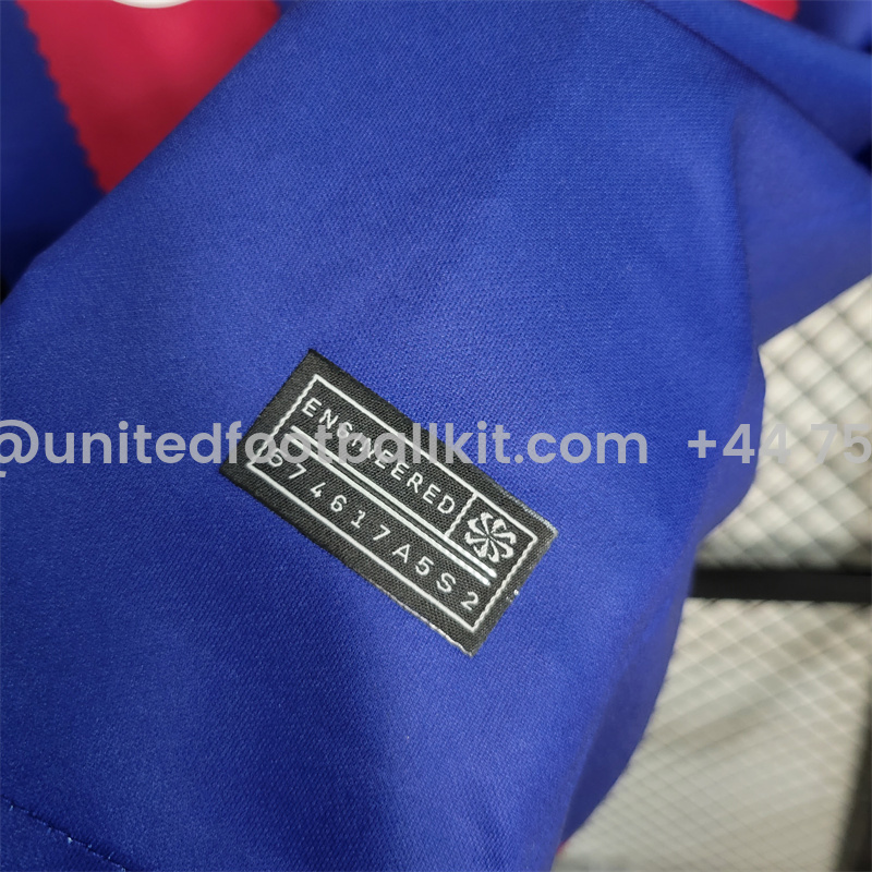 Unitedfootballkit.com | Barcelona 23-24 Home Jersey - Fans Version -Customize Name, Number and Patch | Worldwide Shipping