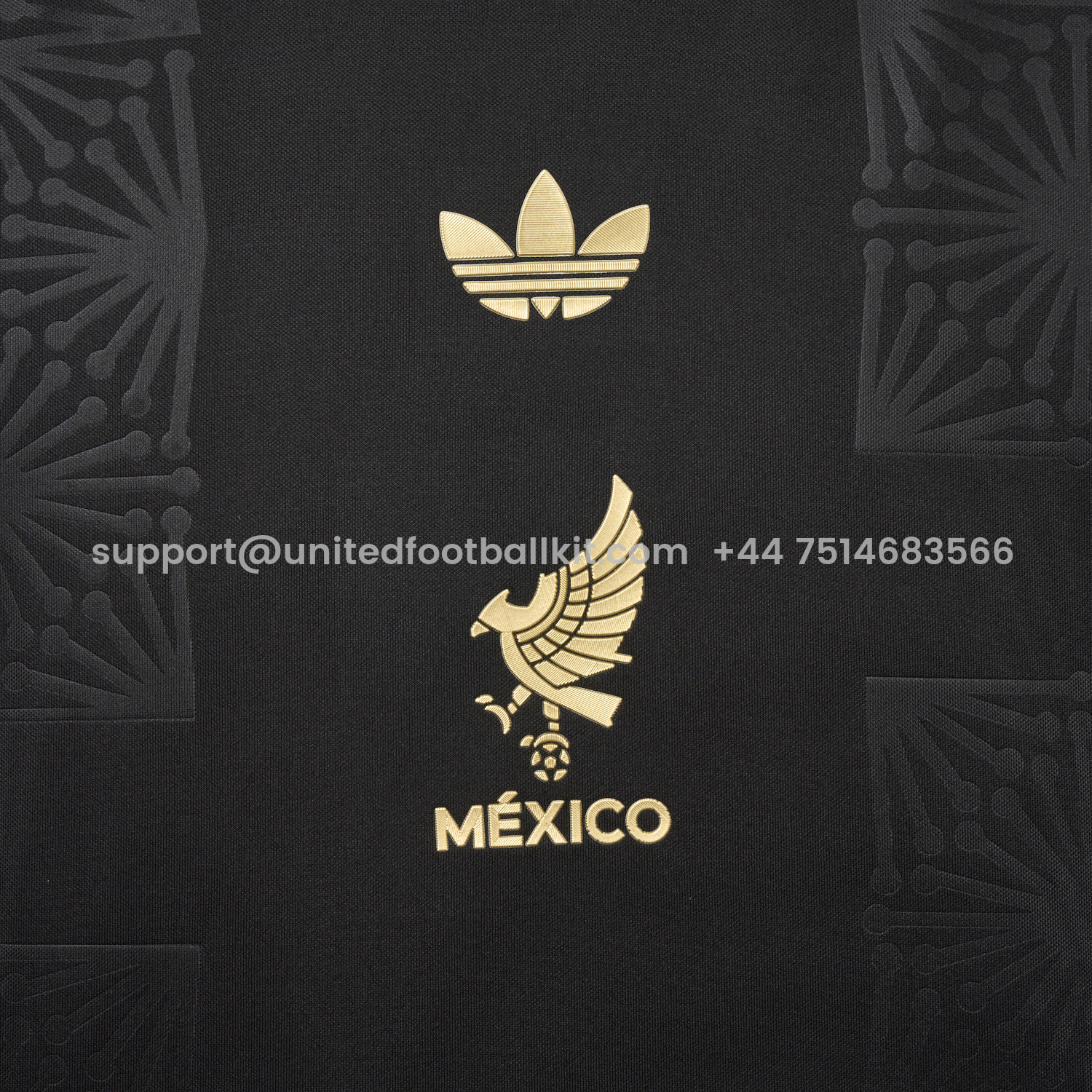 Unitedfootballkit.com | Mexico 2025 Gold Cup Black Long Sleeves Jersey - Fans Version -Customize Name, Number and Patch | Worldwide Shipping