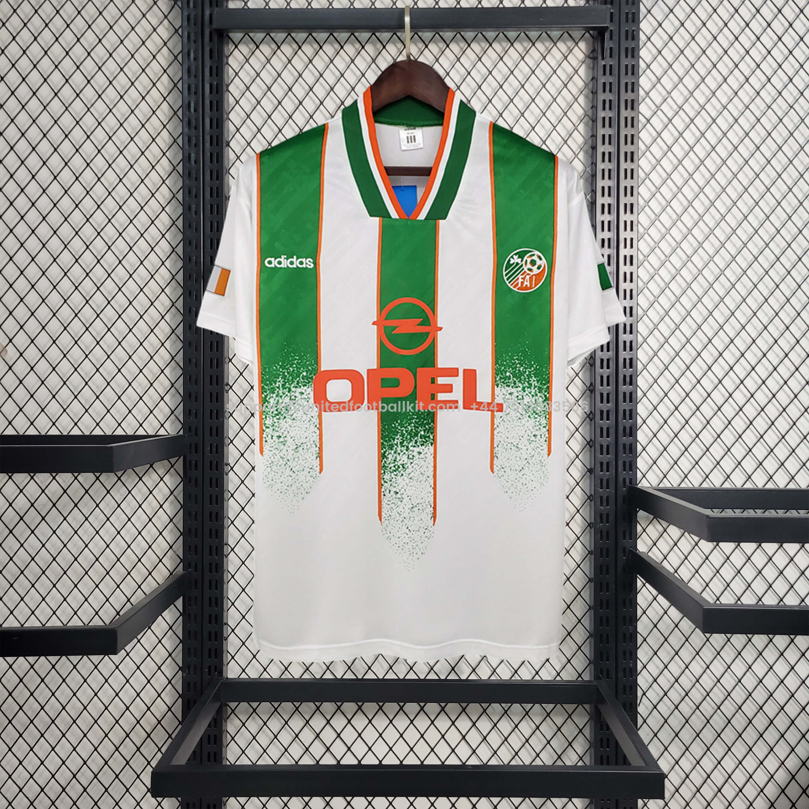 Unitedfootballkit.com | Retro Ireland 1994 Away Jersey -Customize Name, Number and Patch | Worldwide Shipping