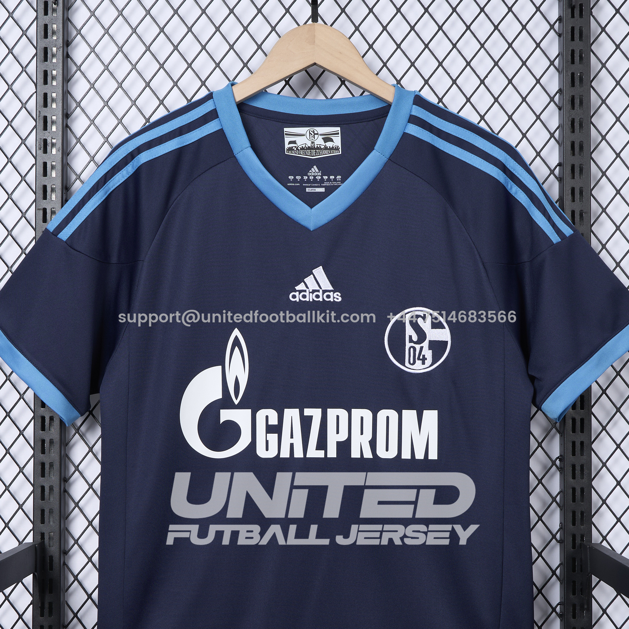 Unitedfootballkit.com | Retro Schalke 04 2010-11 Away Jersey -Customize Name, Number and Patch | Worldwide Shipping