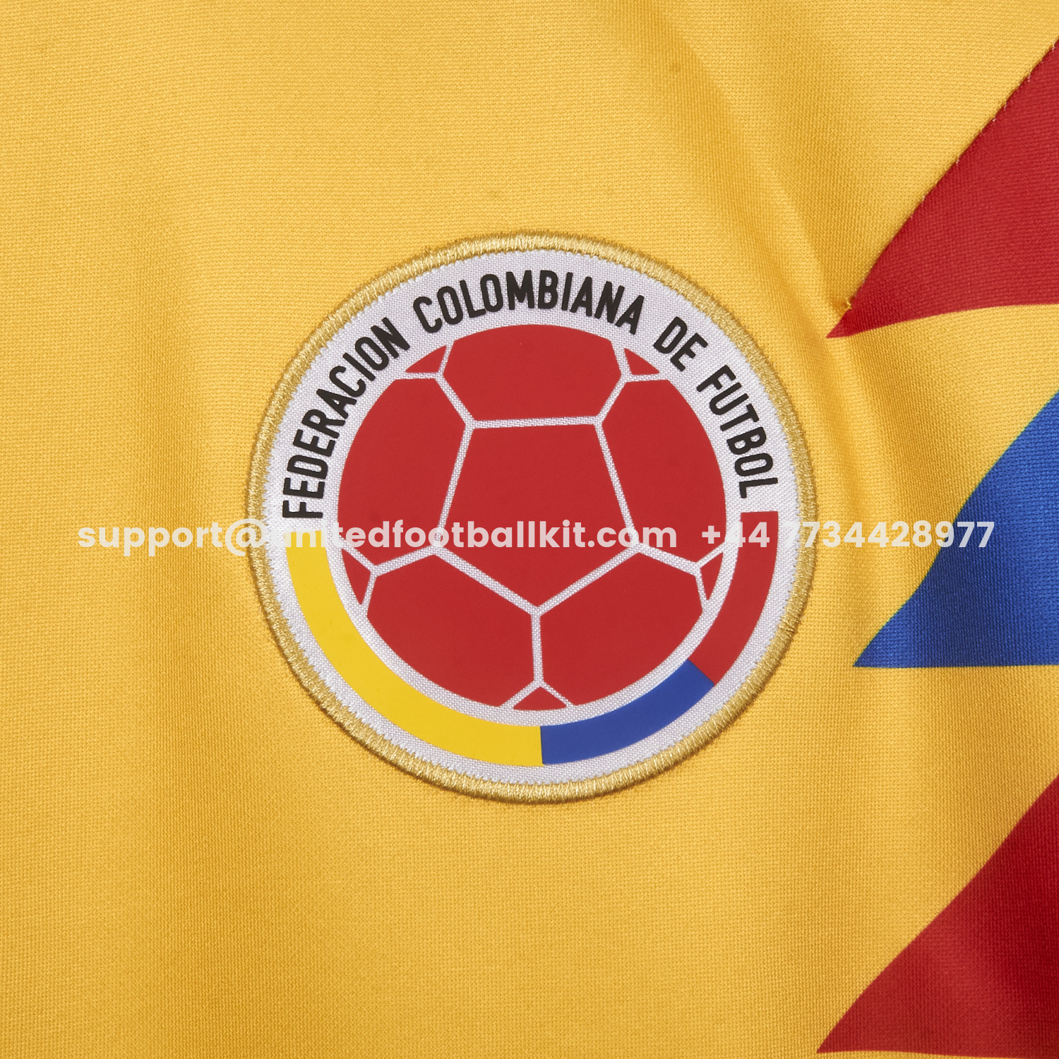Unitedfootballkit.com | Retro Colombia 1990 Home Number 10 Jersey -Customize Name, Number and Patch | Worldwide Shipping