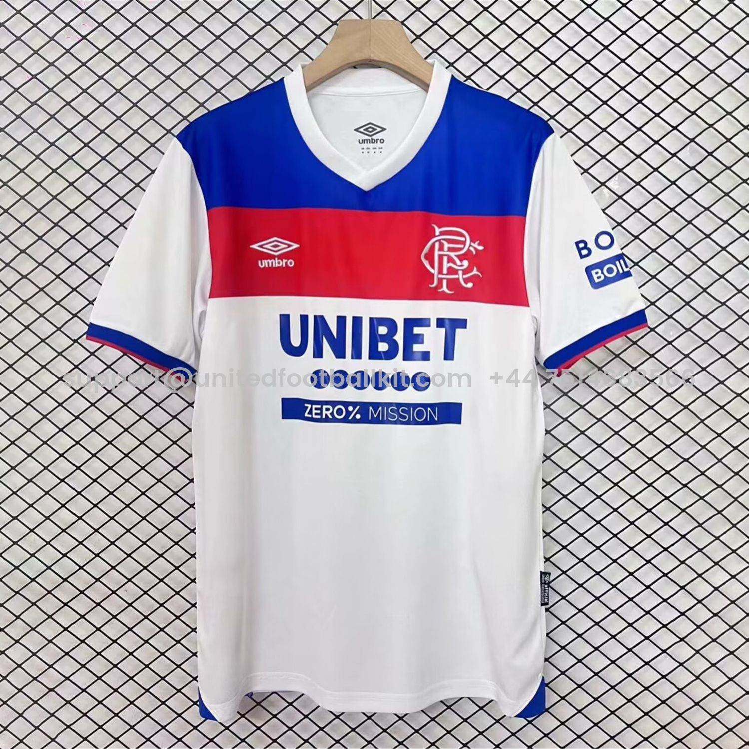 Unitedfootballkit.com | Glasgow Rangers 25-26 Away Jersey - Fans Version -Customize Name, Number and Patch | Worldwide Shipping