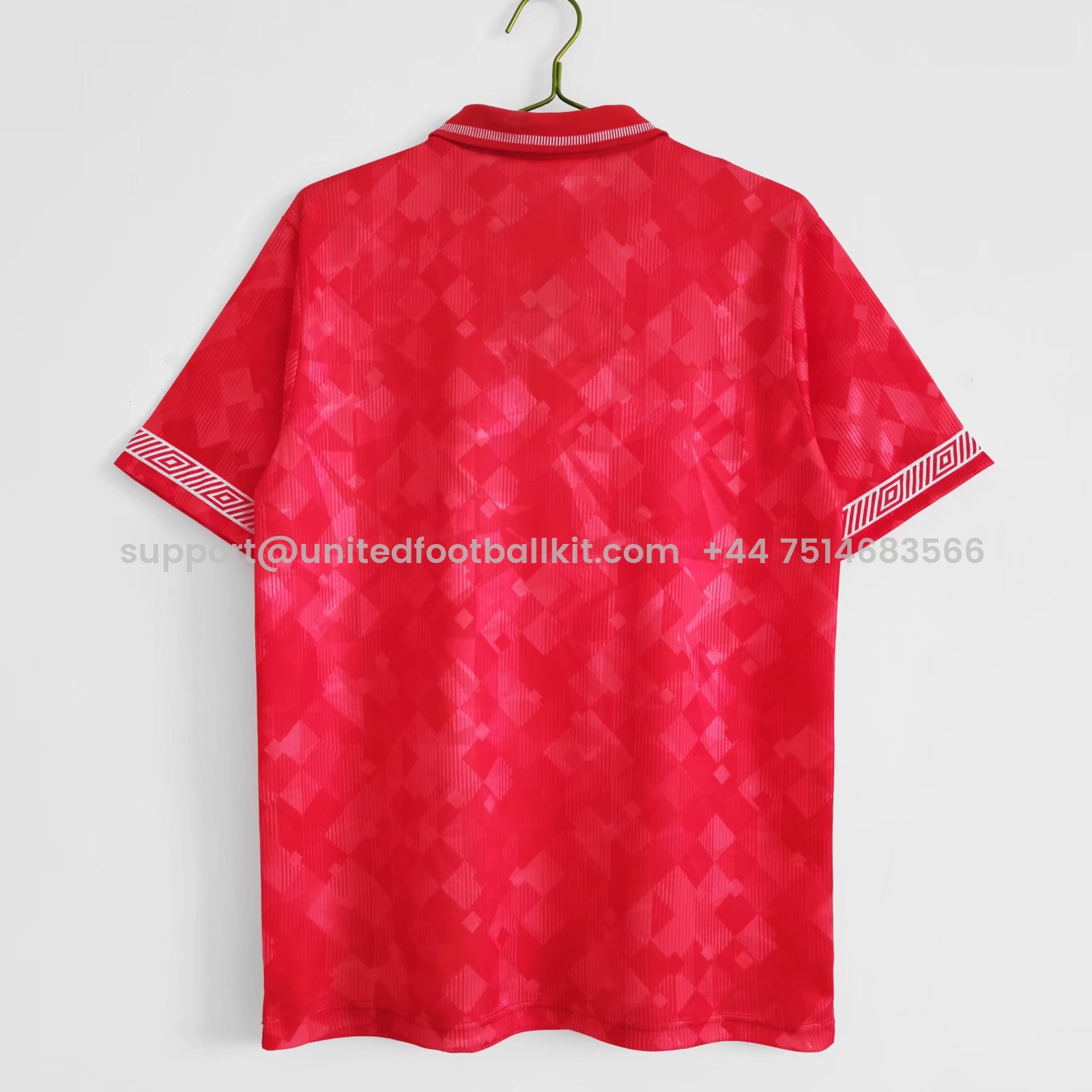 Unitedfootballkit.com | Retro Wales 1990 Home Stadium Jersey -Customize Name, Number and Patch | Worldwide Shipping