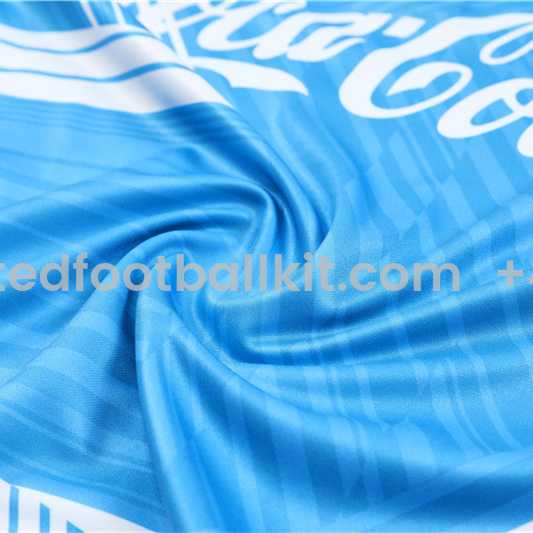 Unitedfootballkit.com | Napoli 24-25 Pre-Match Long Sleeve Training Set - Light Blue Top and Deep Blue Pants -Customize Name, Number and Patch | Worldwide Shipping