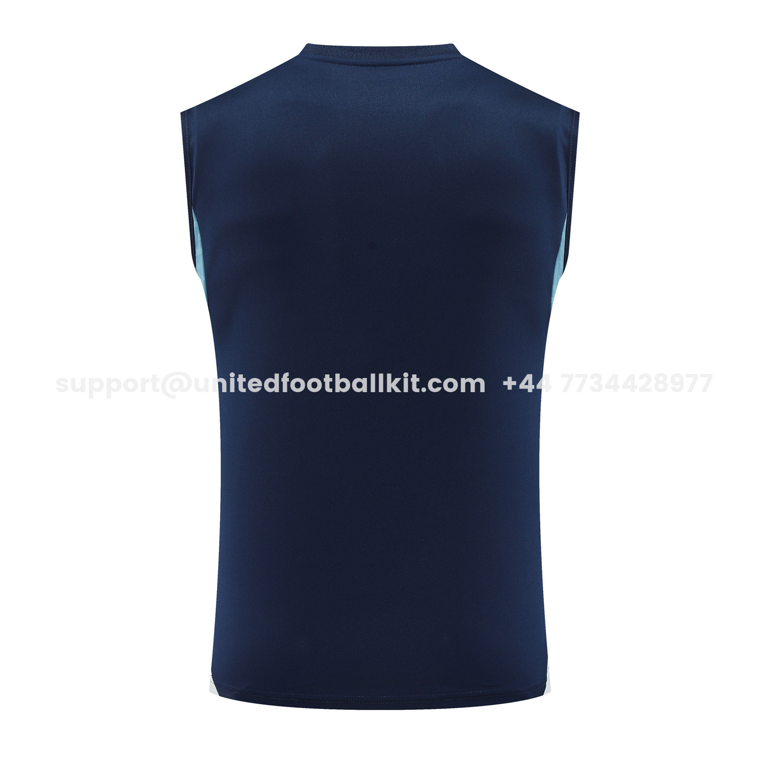 Unitedfootballkit.com | Arsenal 25-26 Vest Training Set - Deep Blue Vest and Shorts -Customize Name, Number and Patch | Worldwide Shipping